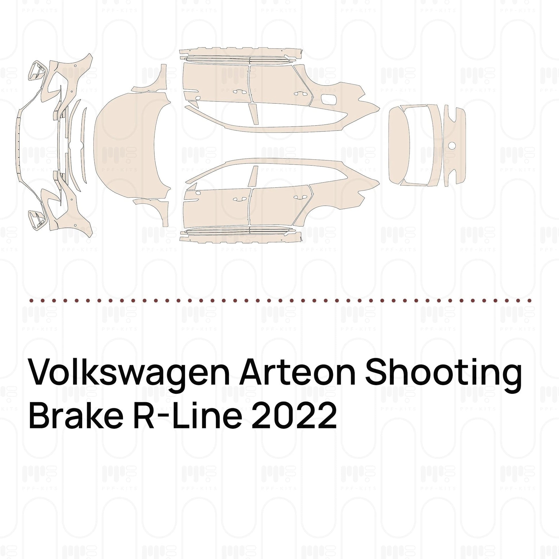 Pre-CutPPFVolkswagenArteonShootingBrakeR-Line2022