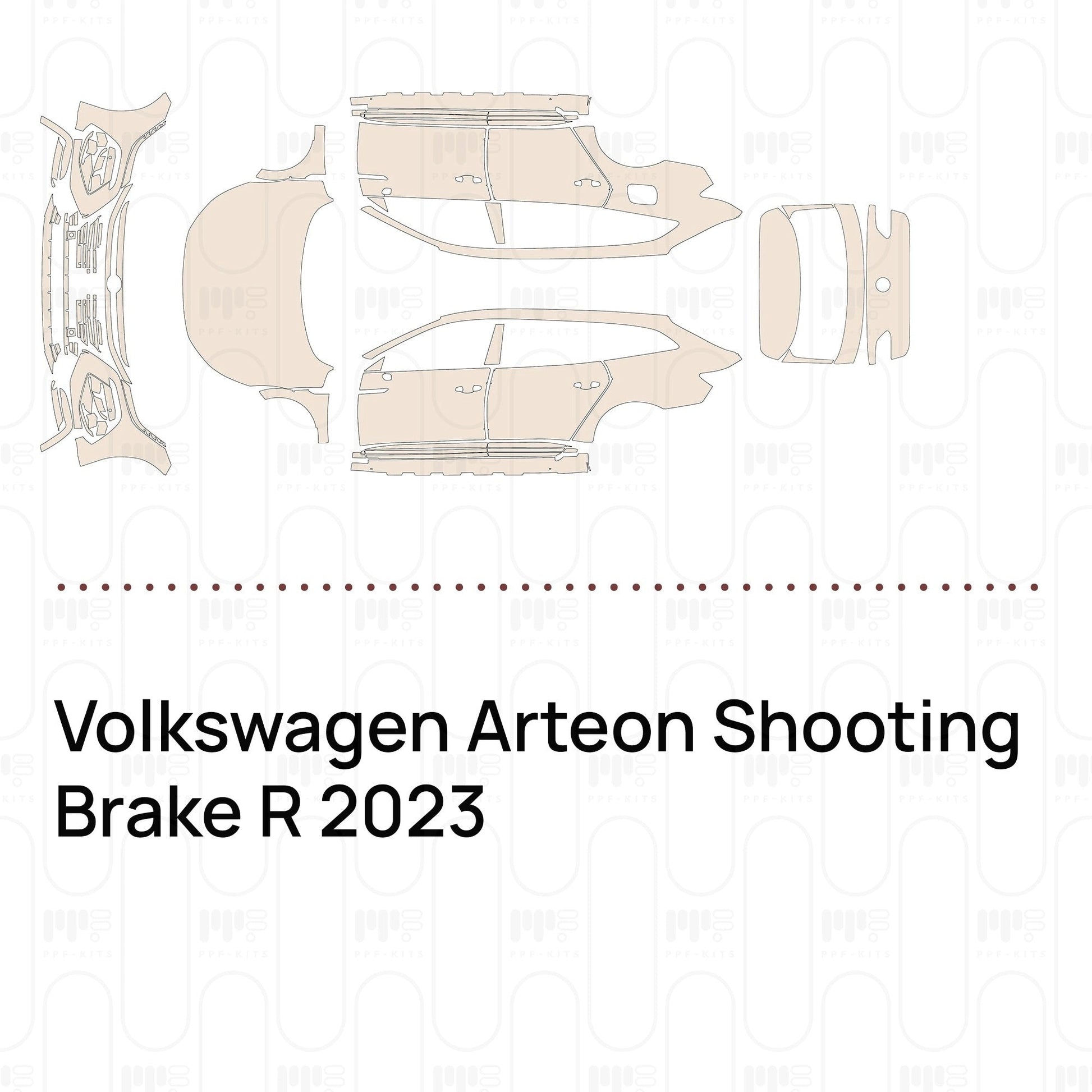 Pre-CutPPFVolkswagenArteonShootingBrakeR2023