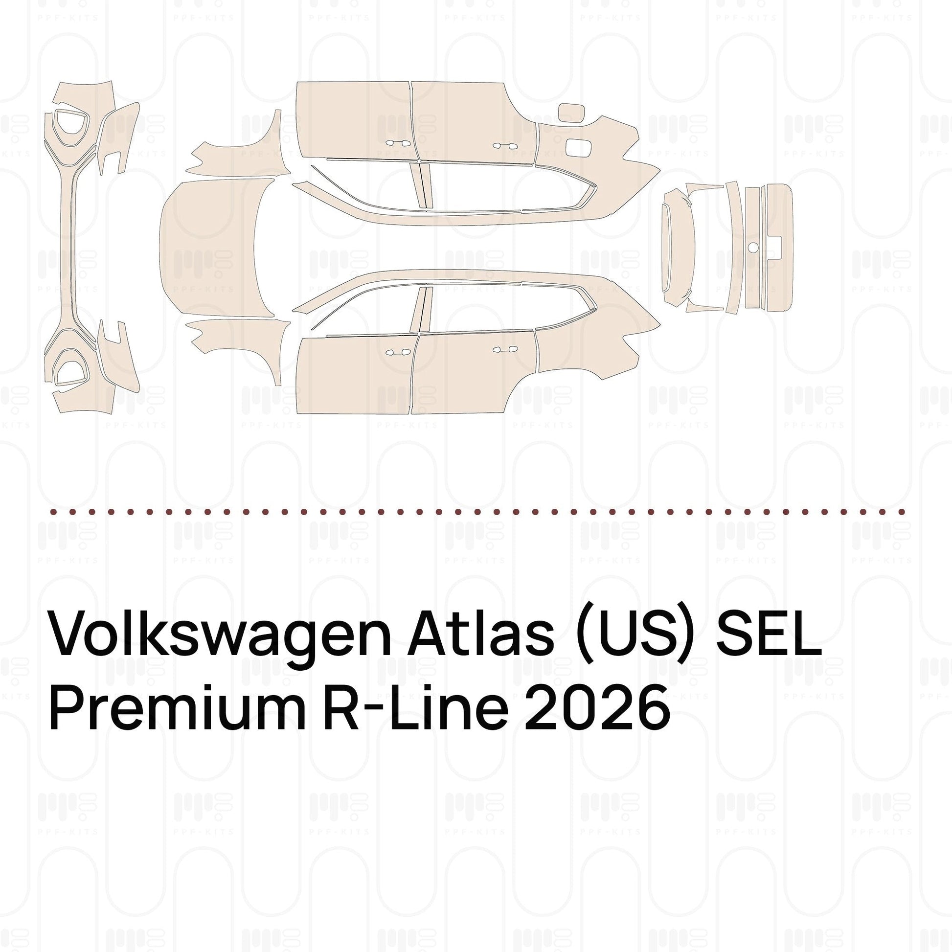 Pre-CutPPFVolkswagenAtlas(US)SELPremiumR-Line2026