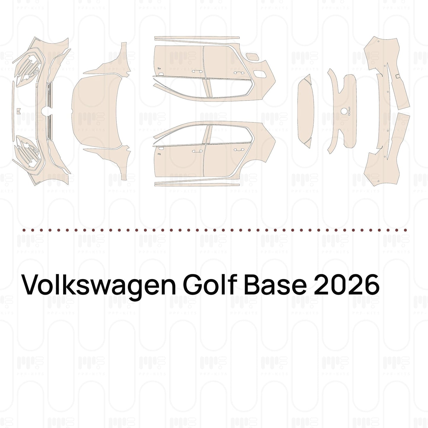 Pre-CutPPFVolkswagenGolfBase2026