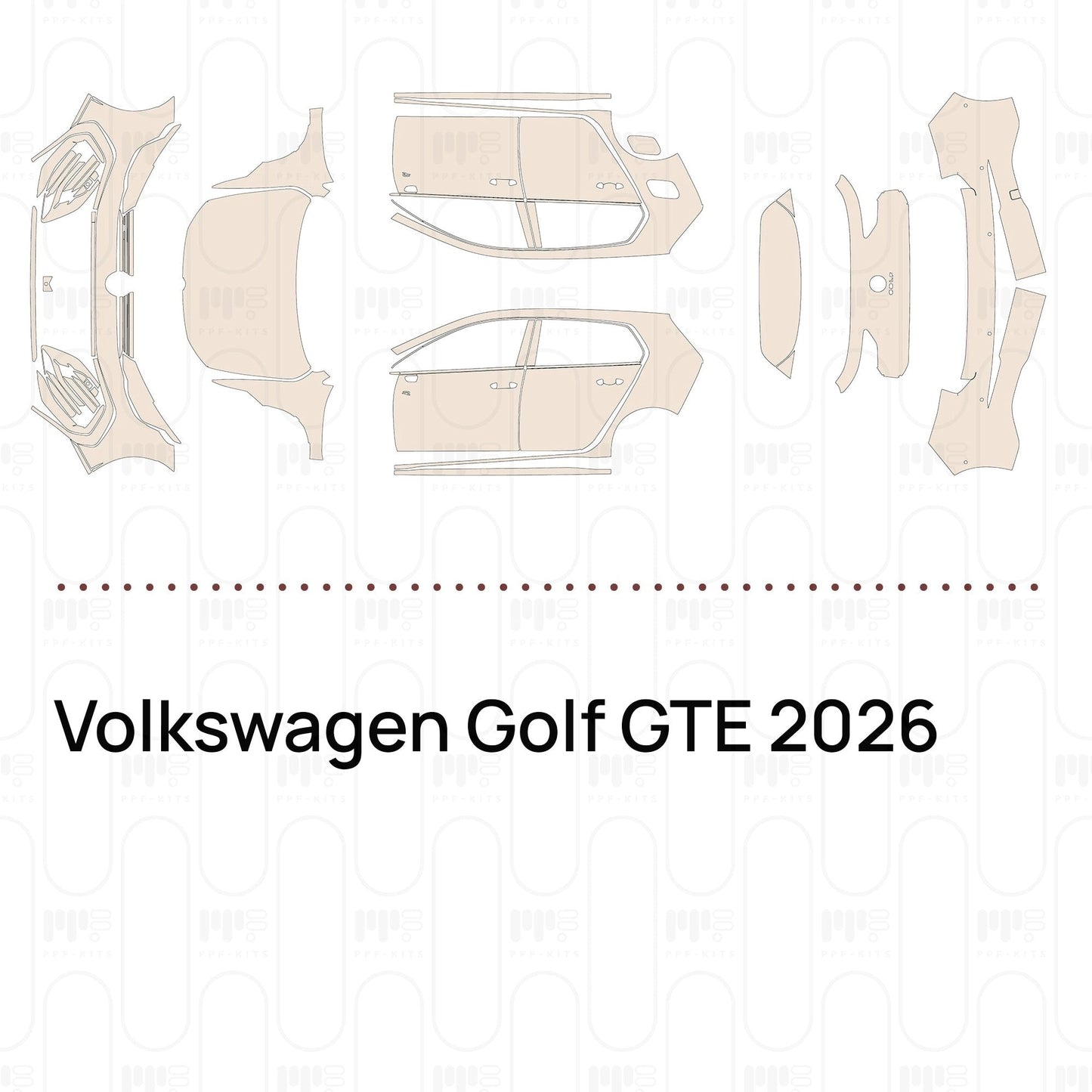 Pre-CutPPFVolkswagenGolfGTE2026