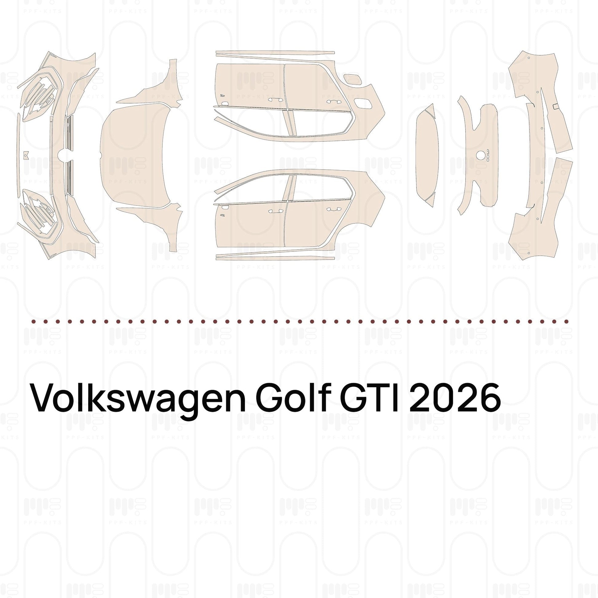 Pre-CutPPFVolkswagenGolfGTI2026