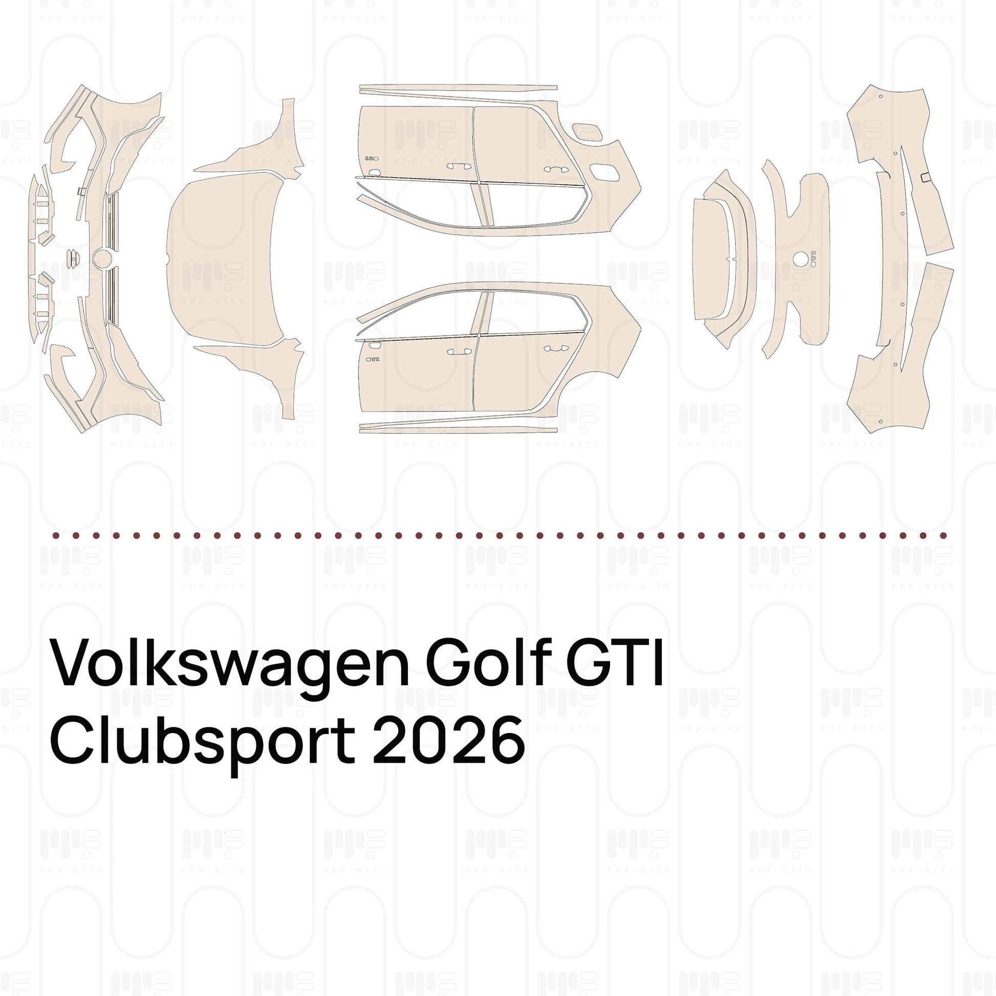 Pre-CutPPFVolkswagenGolfGTIClubsport2026
