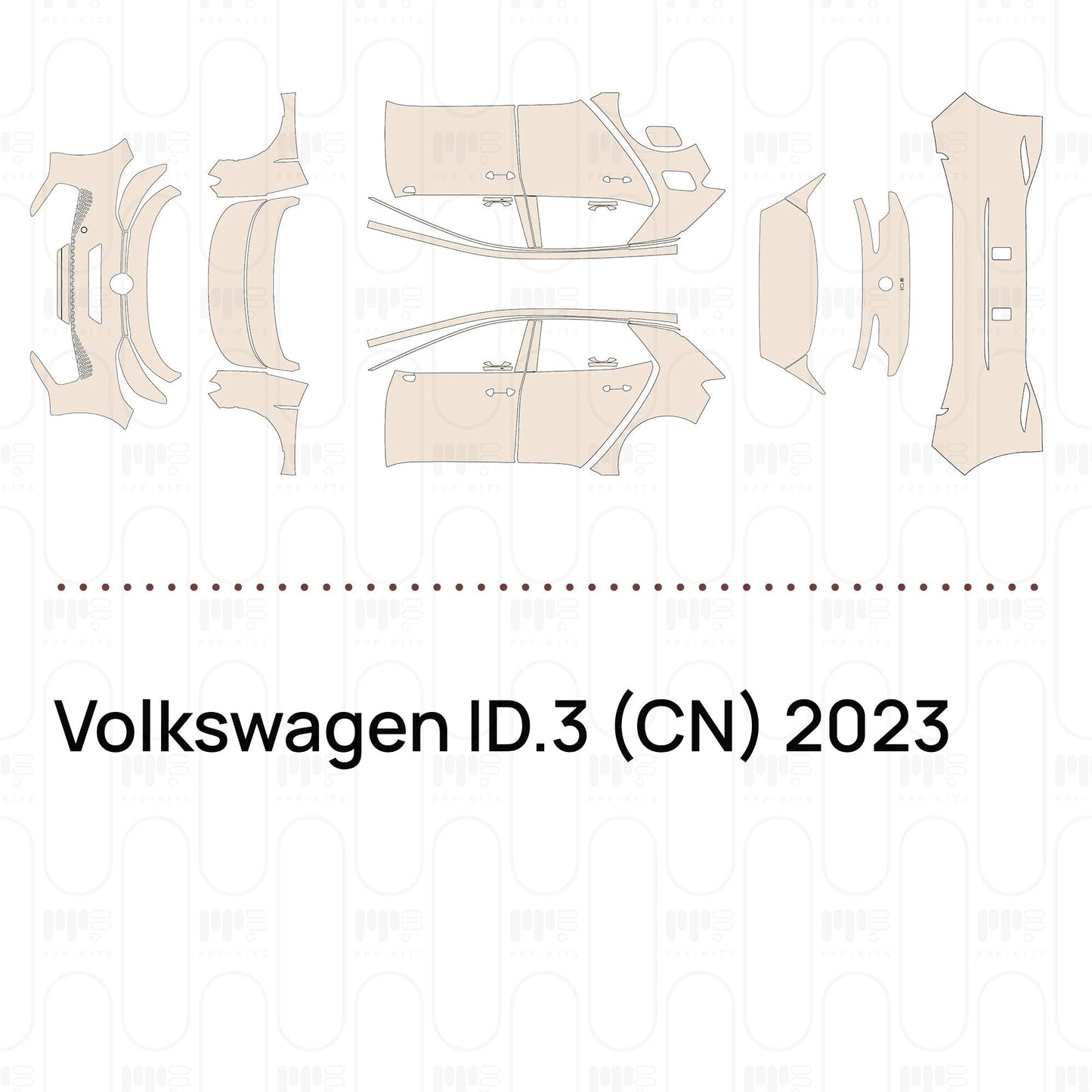 Pre-CutPPFVolkswagenID.3(CN)2023