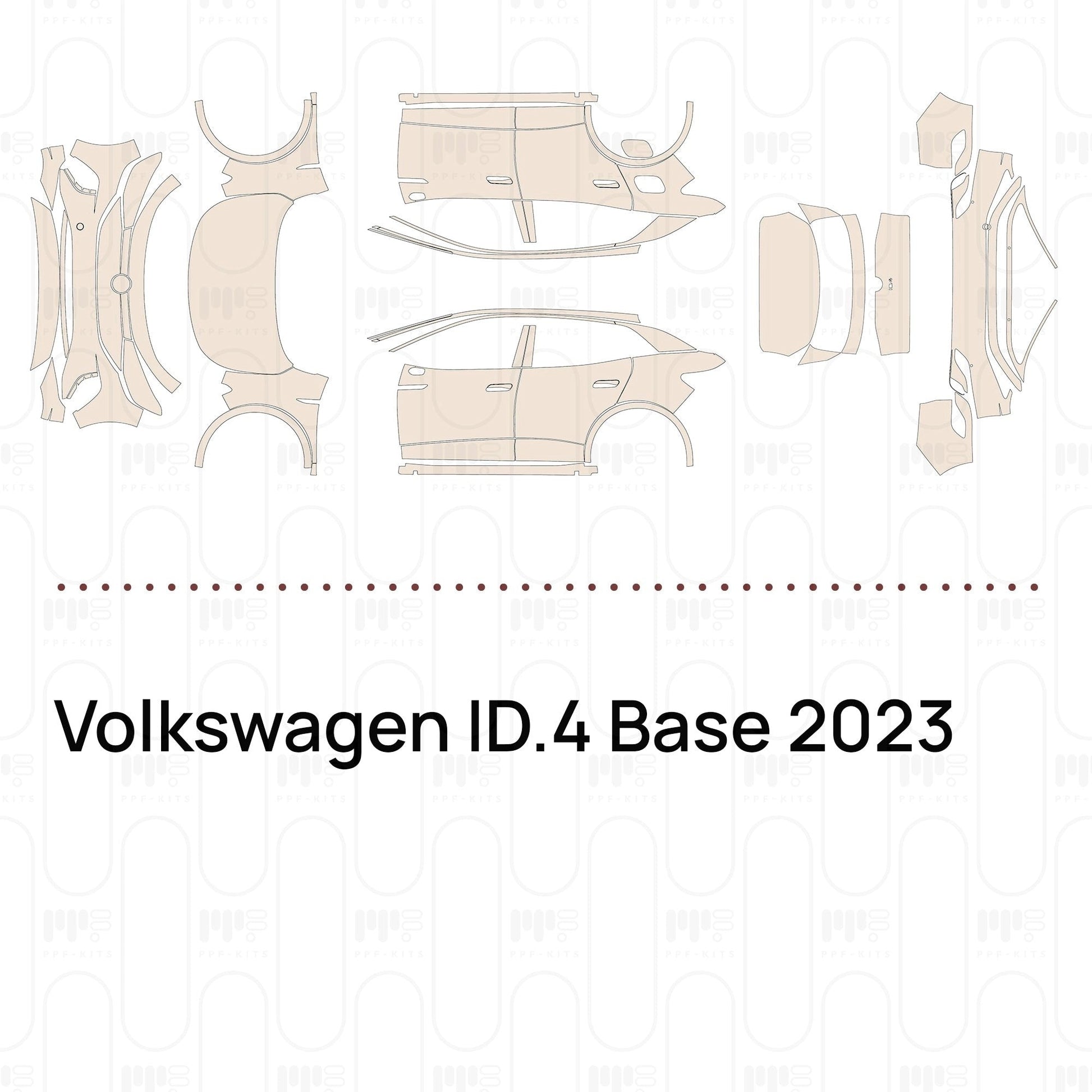 Pre-CutPPFVolkswagenID.4Base2023