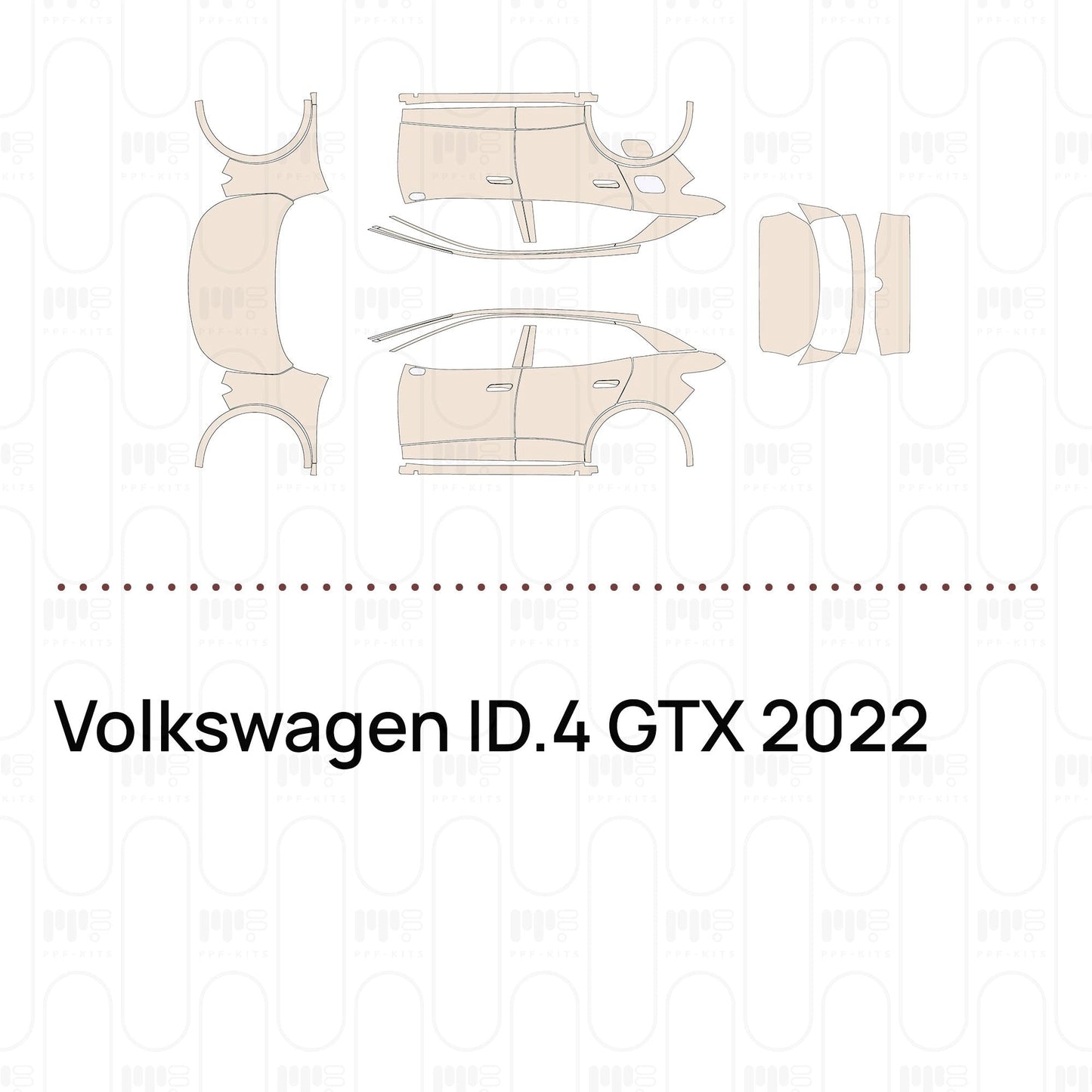 Pre-CutPPFVolkswagenID.4GTX2022
