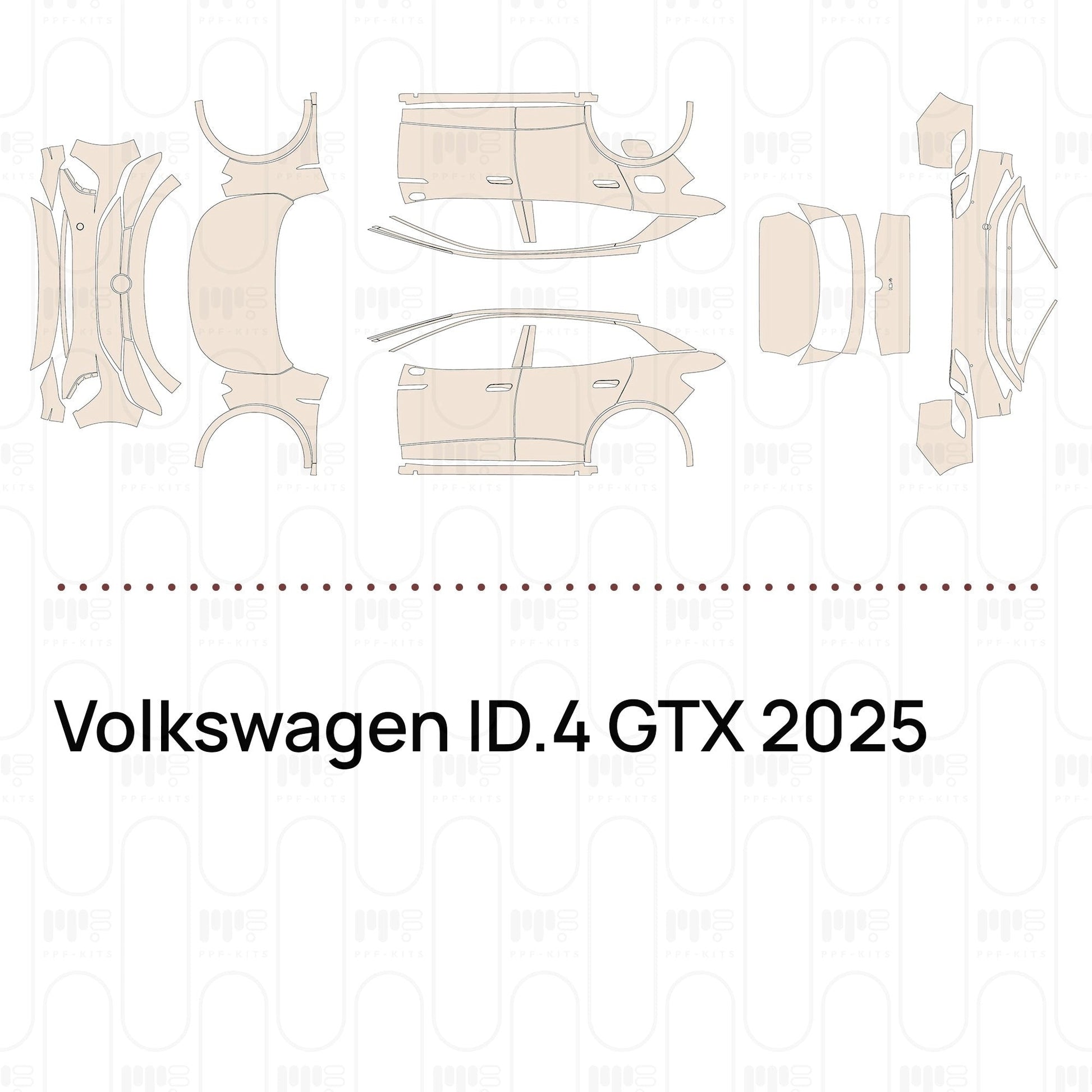Pre-CutPPFVolkswagenID.4GTX2025
