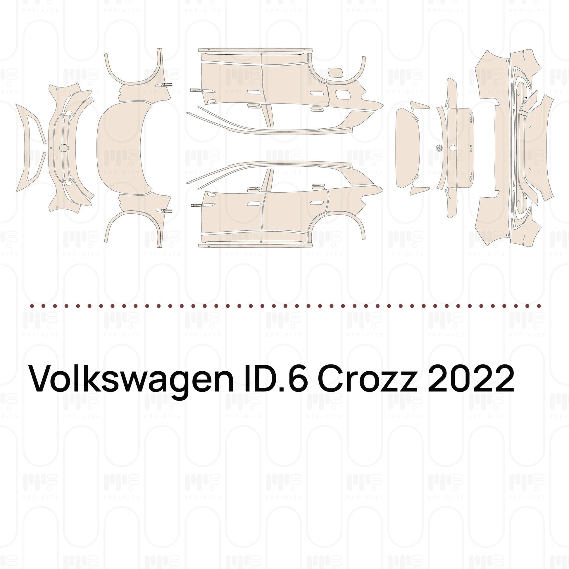 Pre-CutPPFVolkswagenID.6Crozz2022