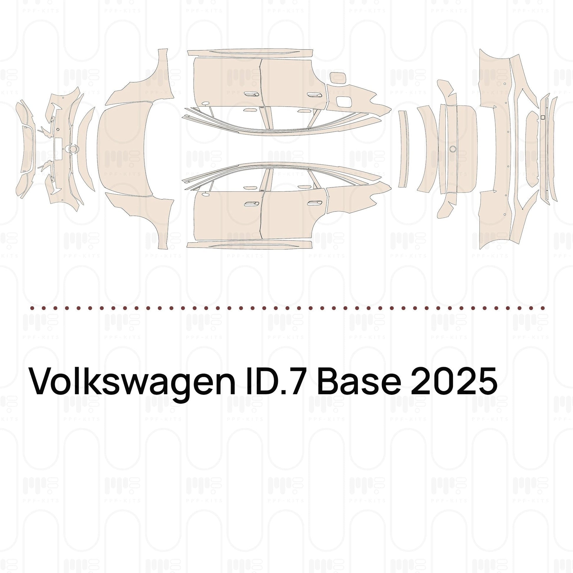 Pre-CutPPFVolkswagenID.7Base2025