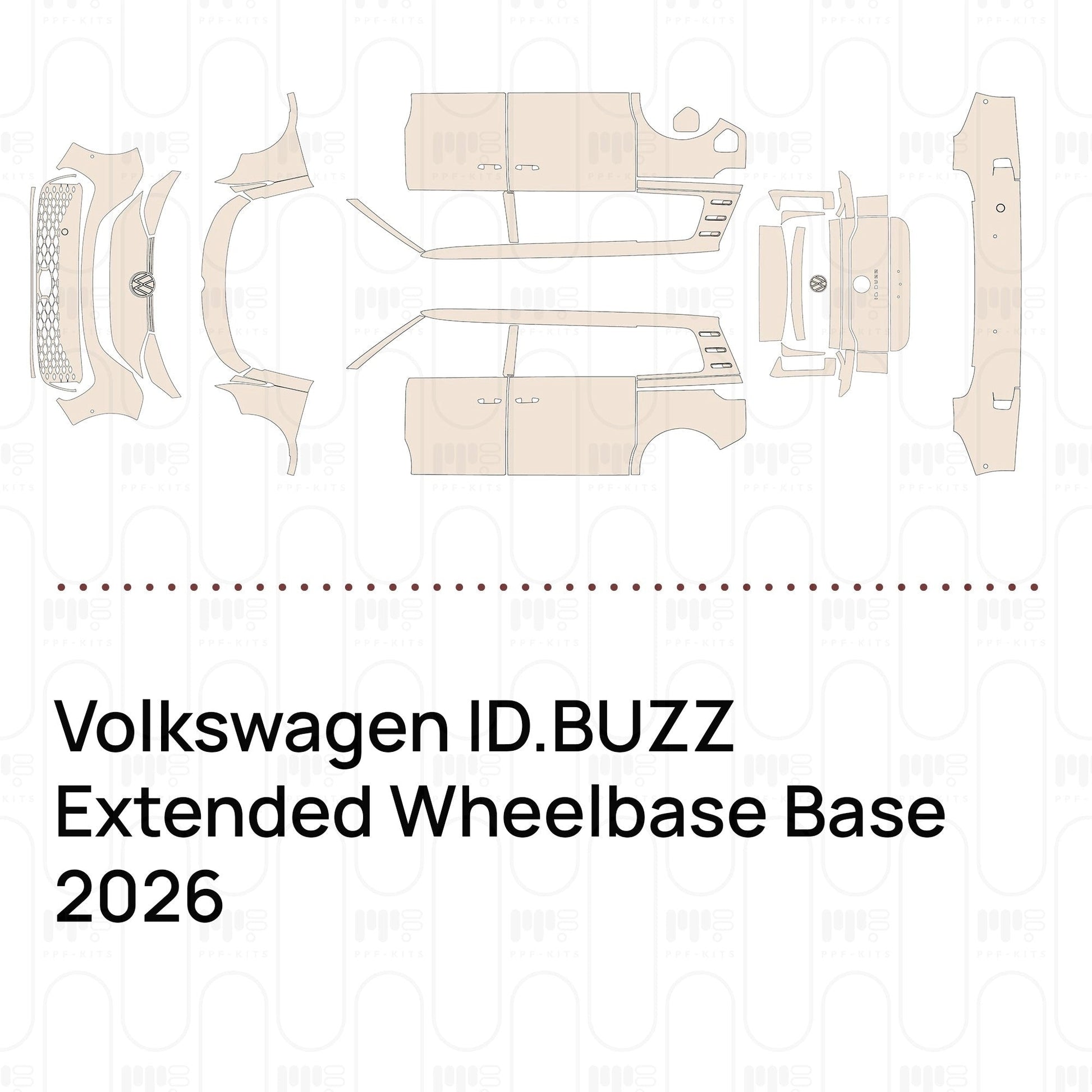 Pre-CutPPFVolkswagenID.BUZZExtendedWheelbaseBase2026