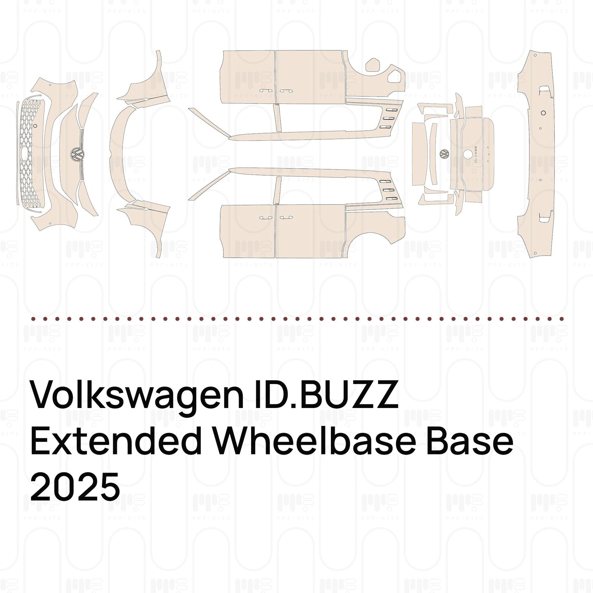 Pre-CutPPFVolkswagenID.BUZZExtendedWheelbaseBase2025
