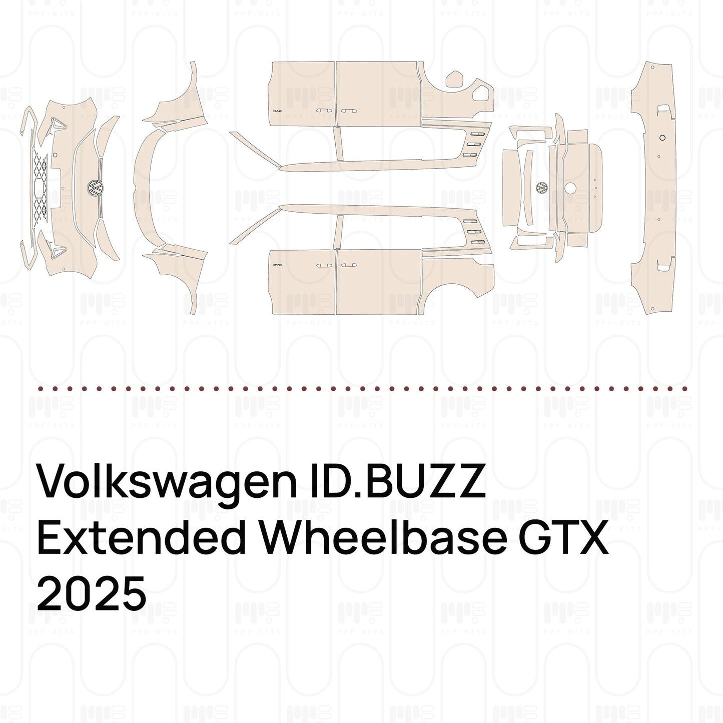 Pre-CutPPFVolkswagenID.BUZZExtendedWheelbaseGTX2025