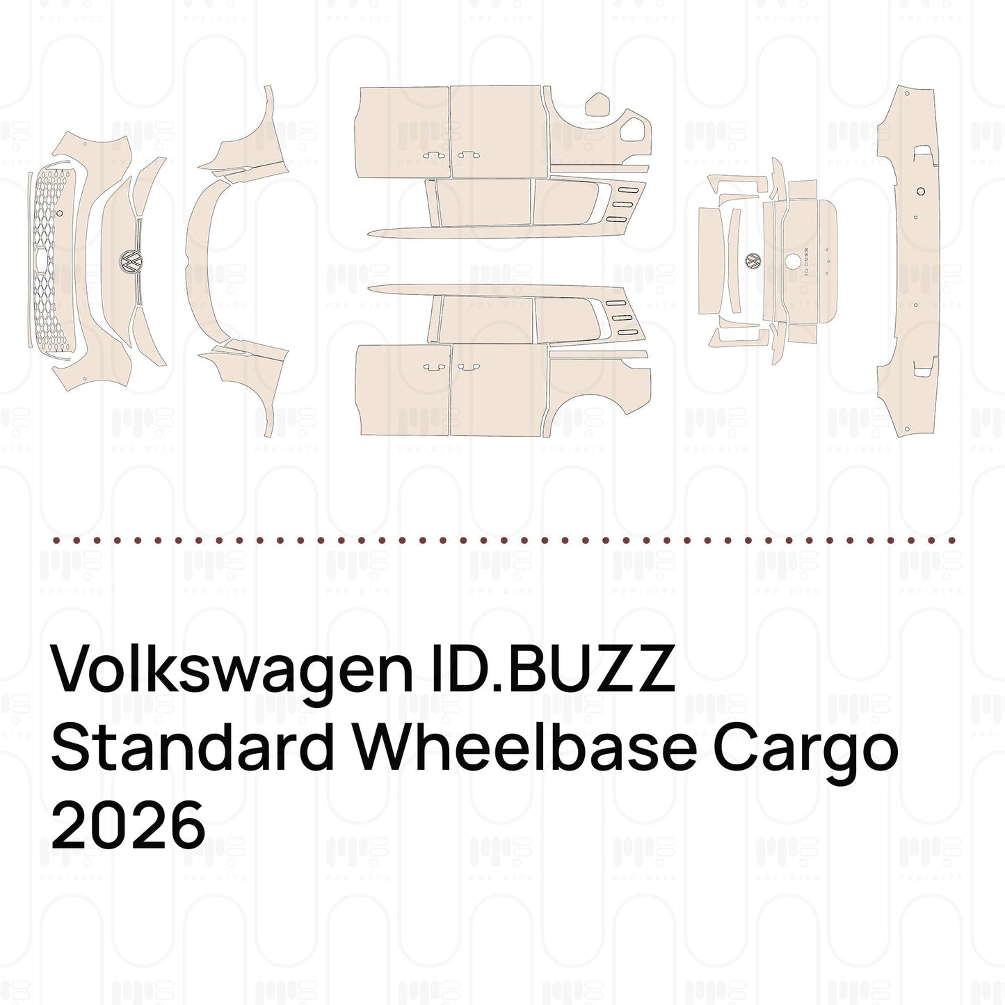 Pre-CutPPFVolkswagenID.BUZZStandardWheelbaseCargo2026