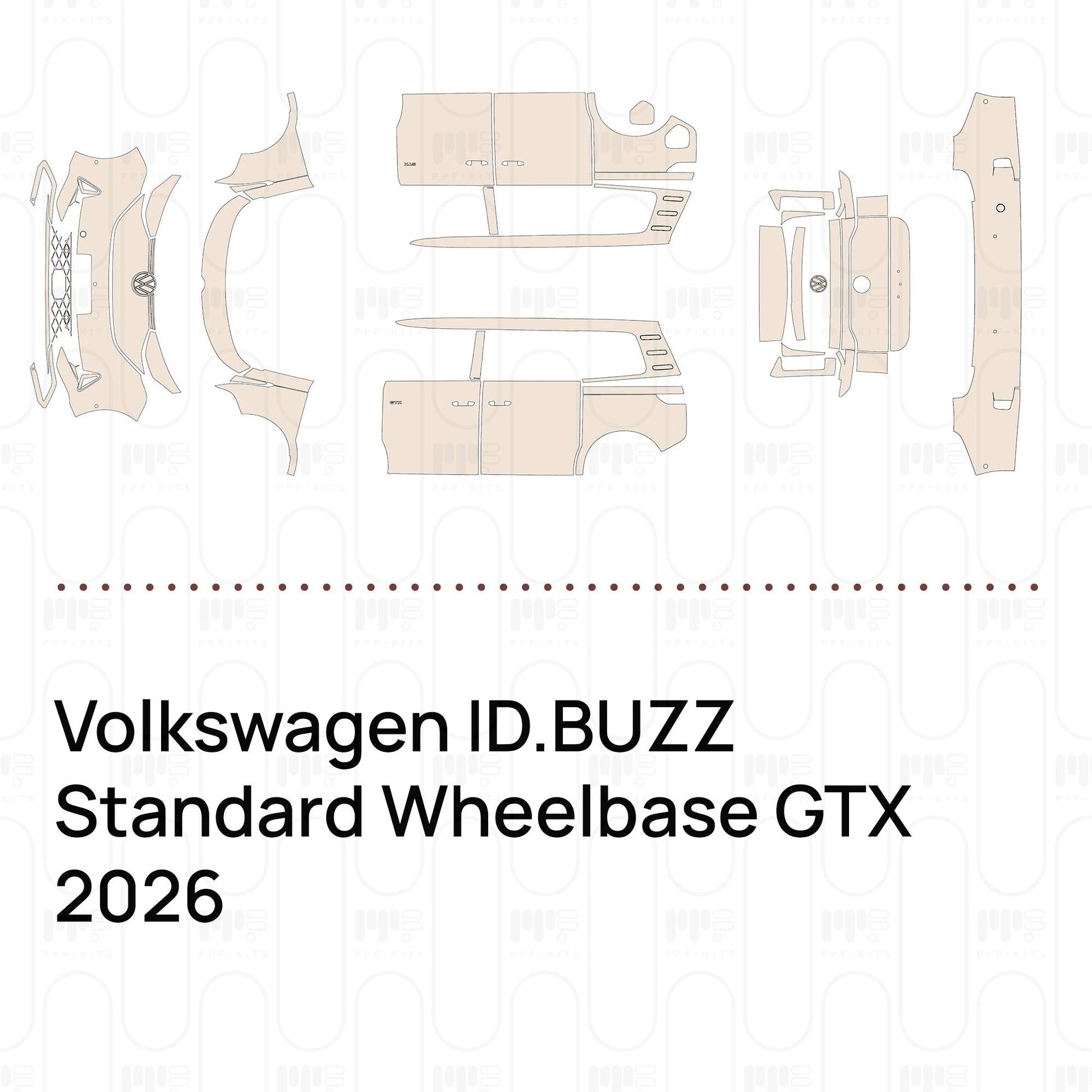Pre-CutPPFVolkswagenID.BUZZStandardWheelbaseGTX2026