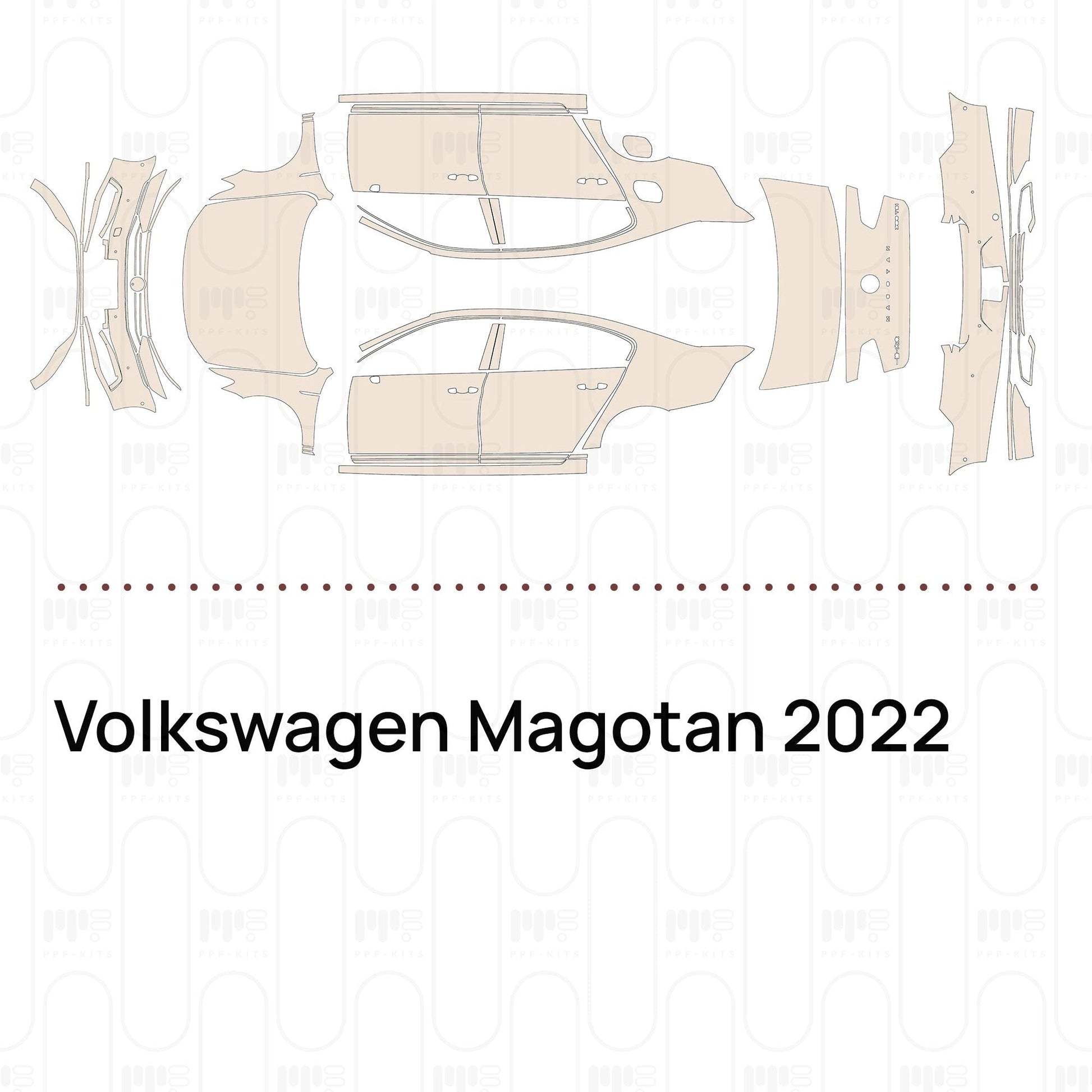 Pre-CutPPFVolkswagenMagotan2022