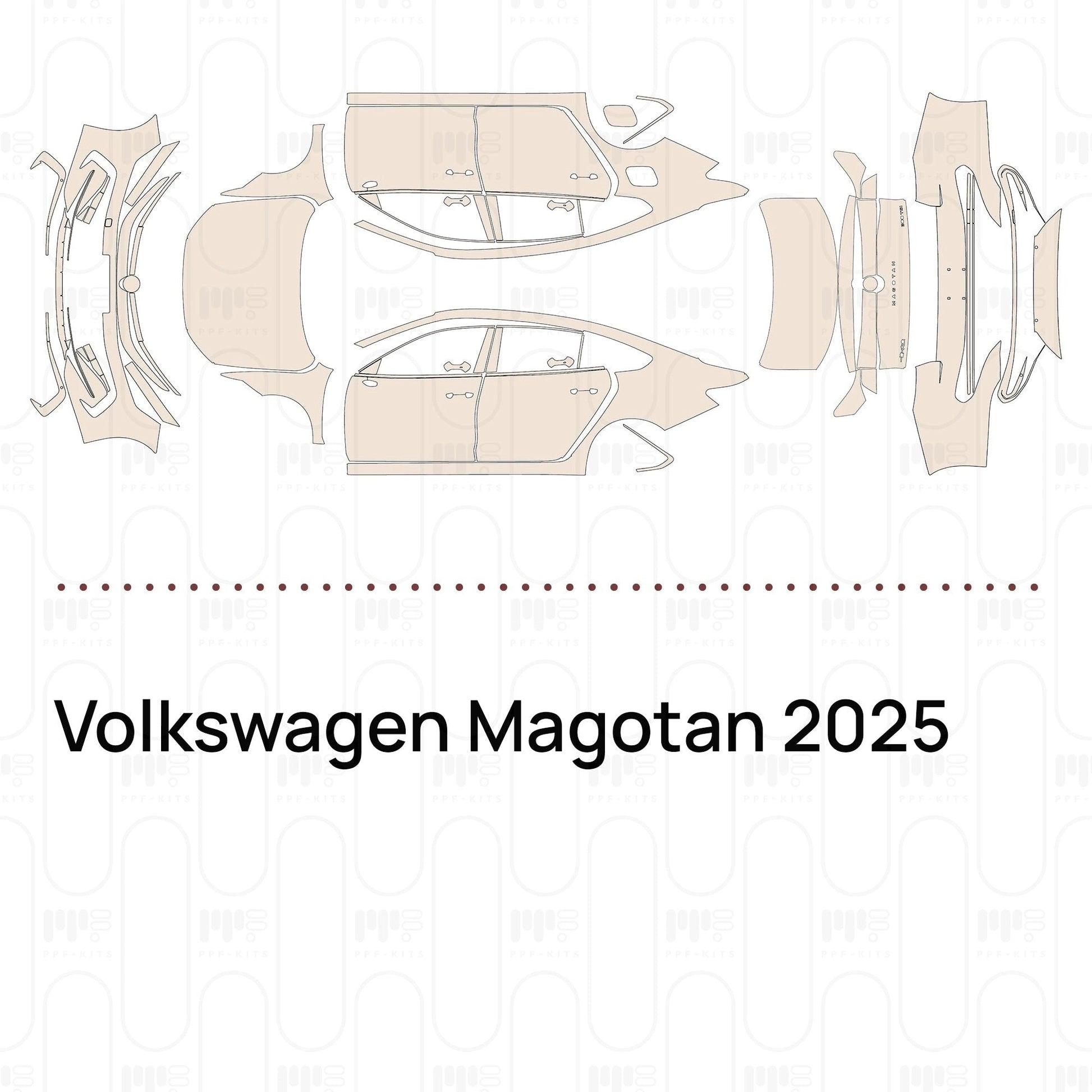 Pre-CutPPFVolkswagenMagotan2025