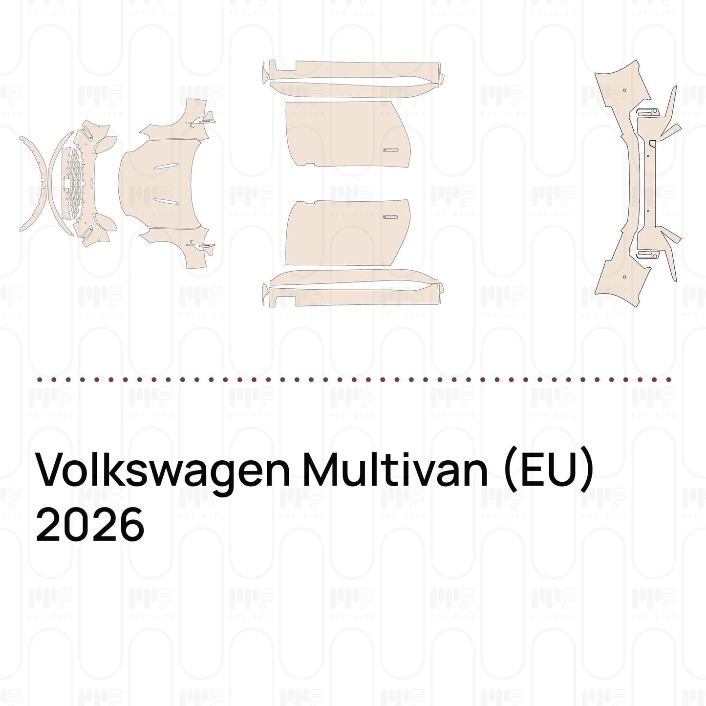 Pre-CutPPFVolkswagenMultivan(EU)2026