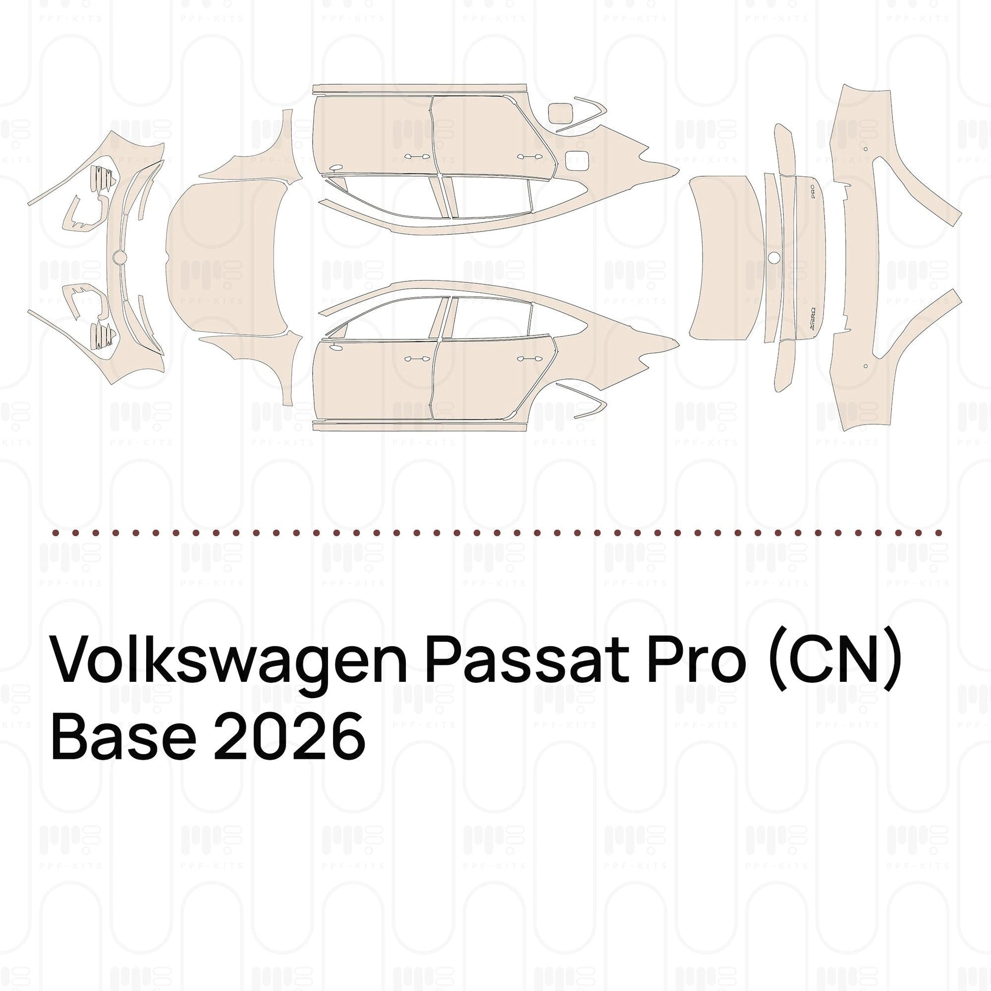 Pre-CutPPFVolkswagenPassatPro(CN)Base2026