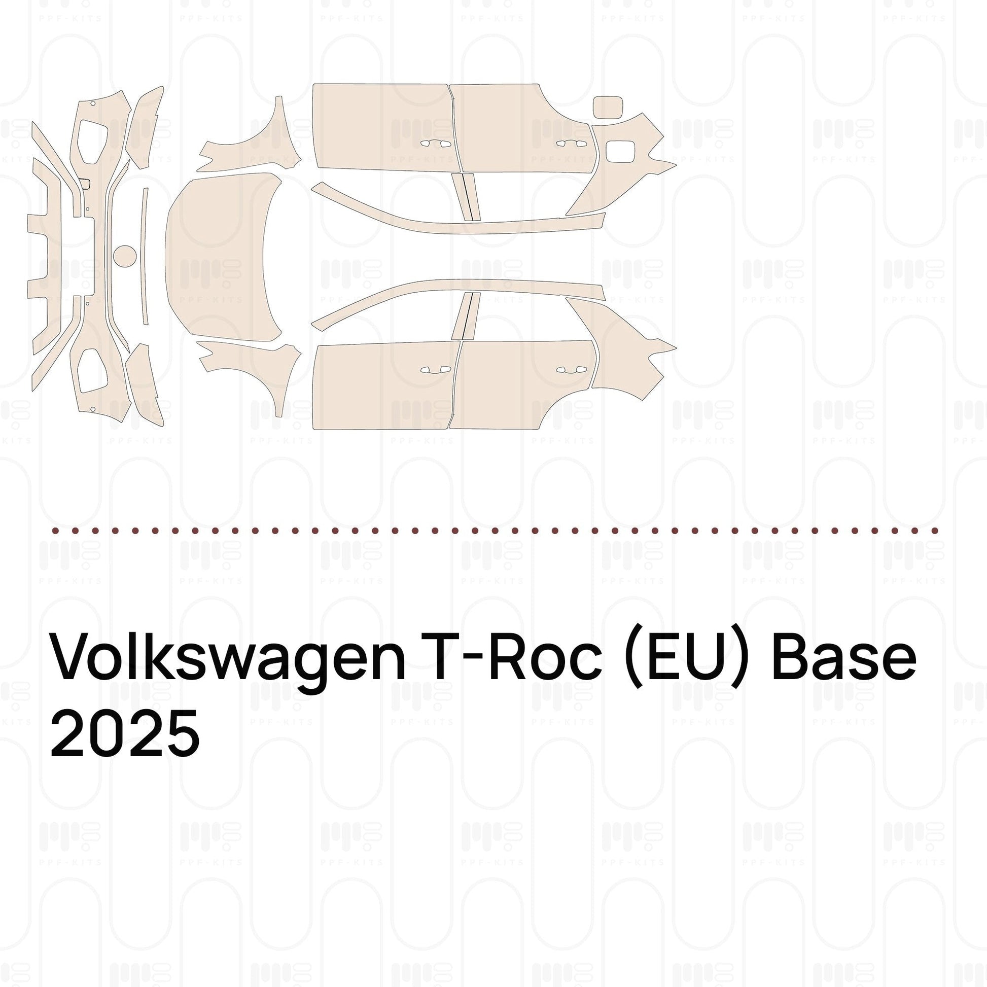 Pre-CutPPFVolkswagenT-Roc(EU)Base2025