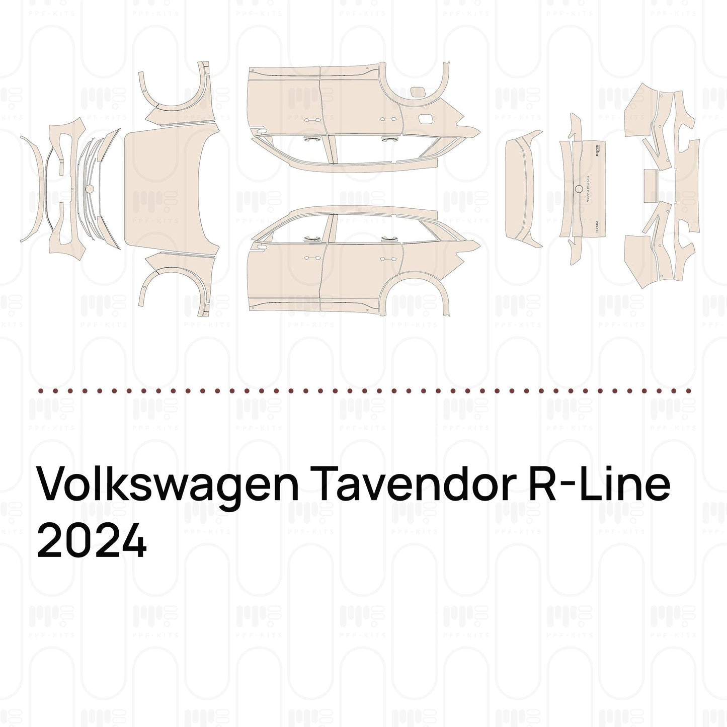 Pre-CutPPFVolkswagenTavendorR-Line2024