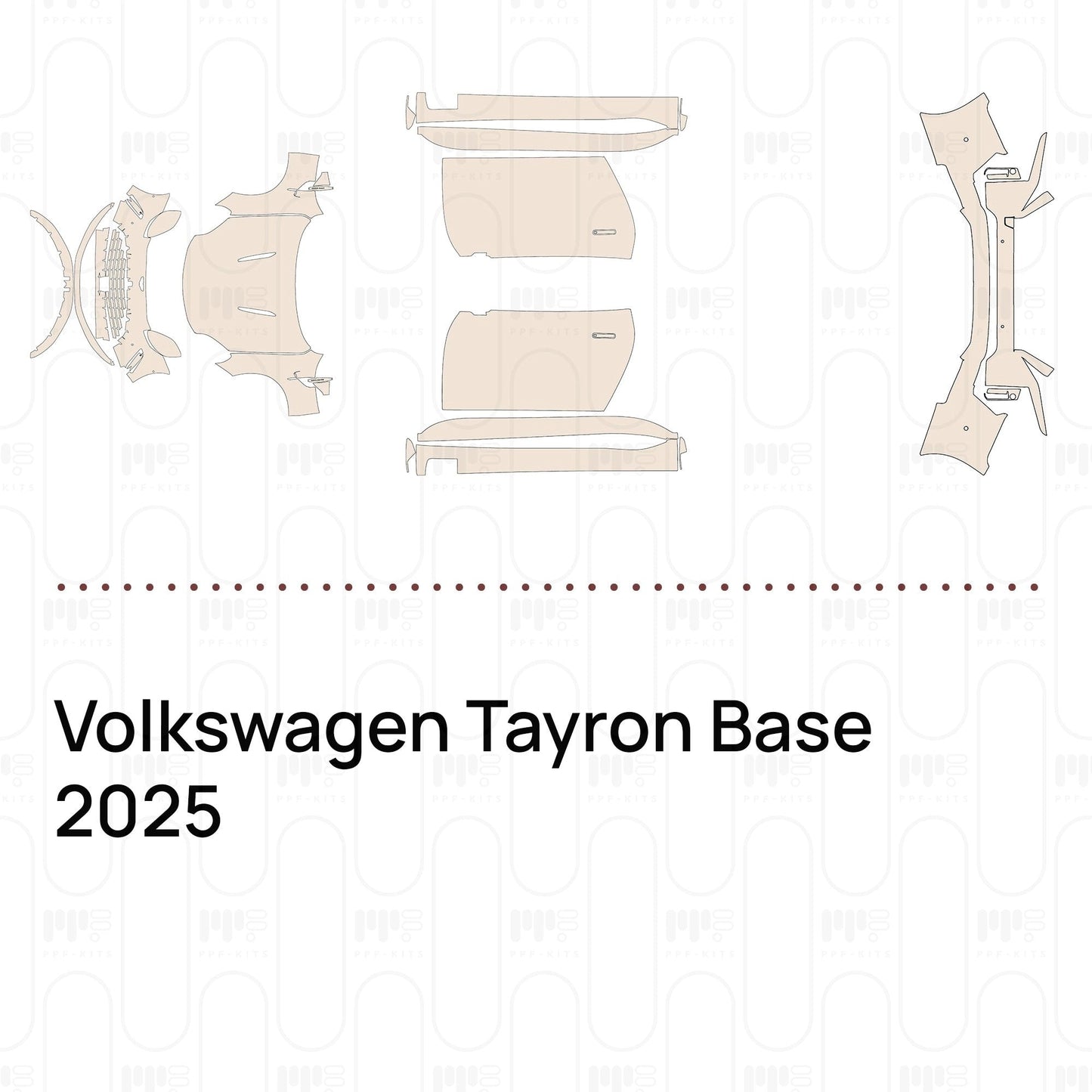 Pre-CutPPFVolkswagenTayronBase2025