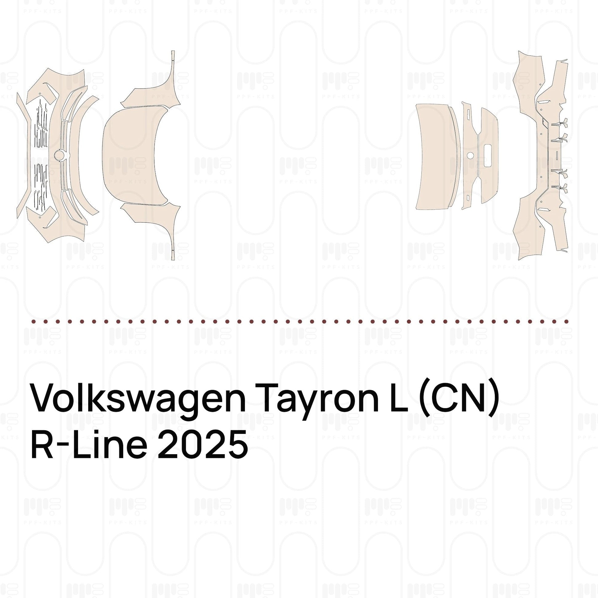 Pre-CutPPFVolkswagenTayronL(CN)R-Line2025