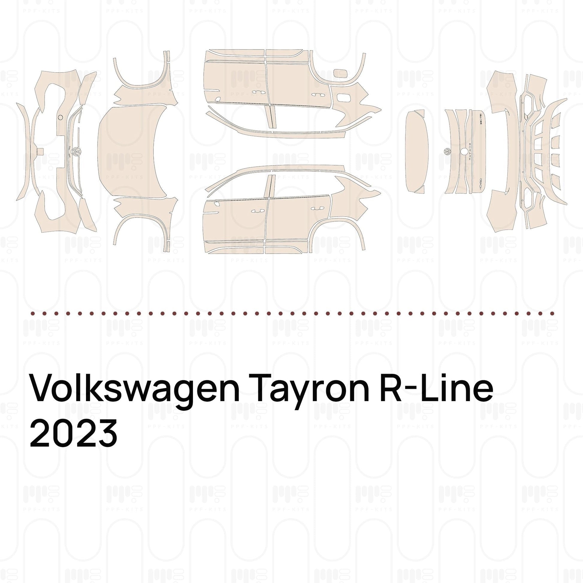 Pre-CutPPFVolkswagenTayronR-Line2023