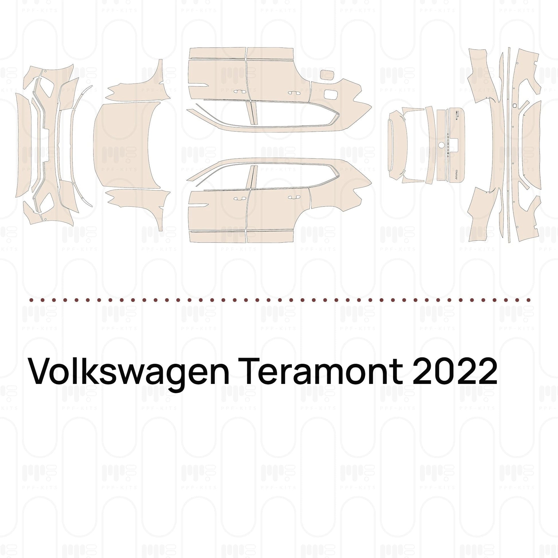 Pre-CutPPFVolkswagenTeramont2022
