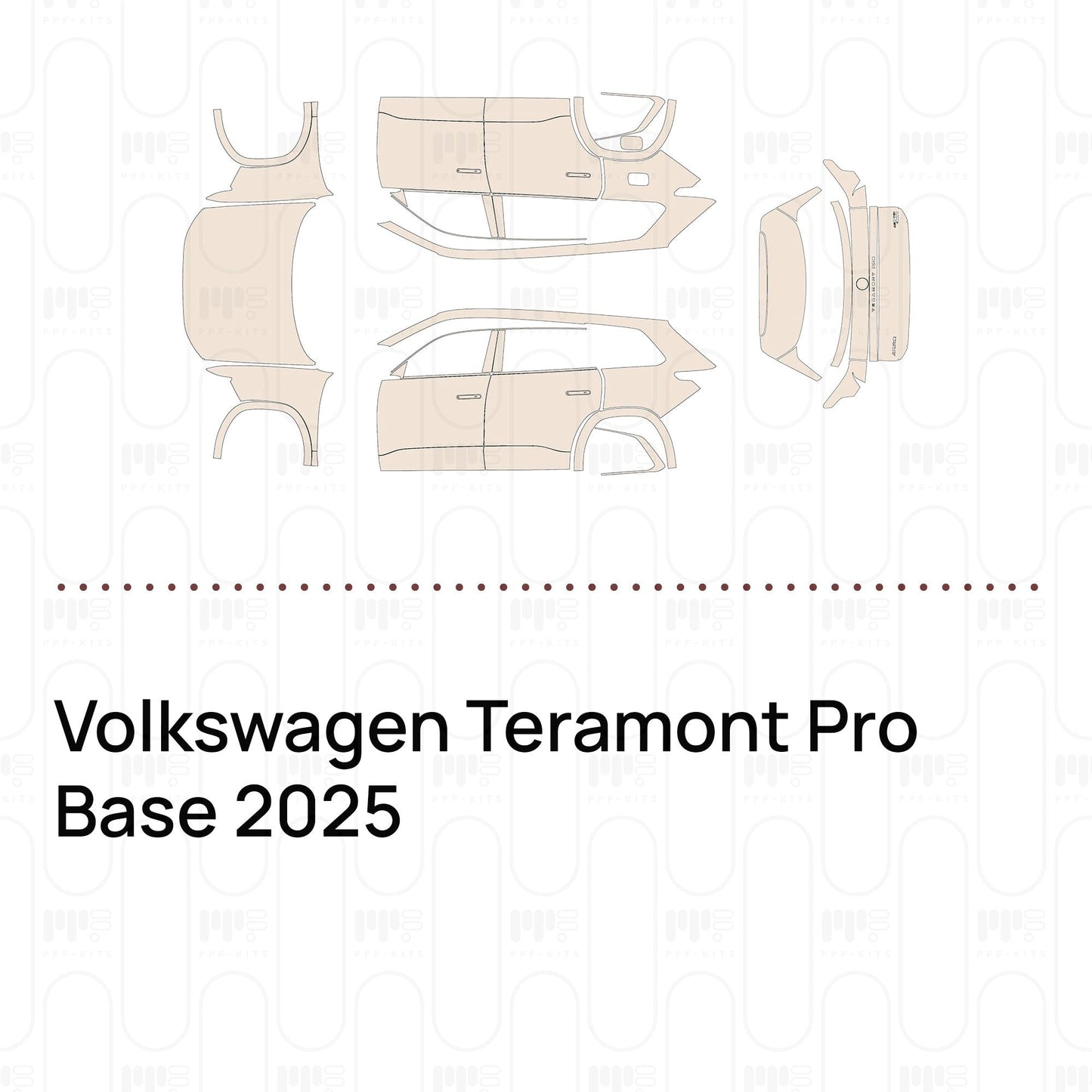 Pre-CutPPFVolkswagenTeramontProBase2025