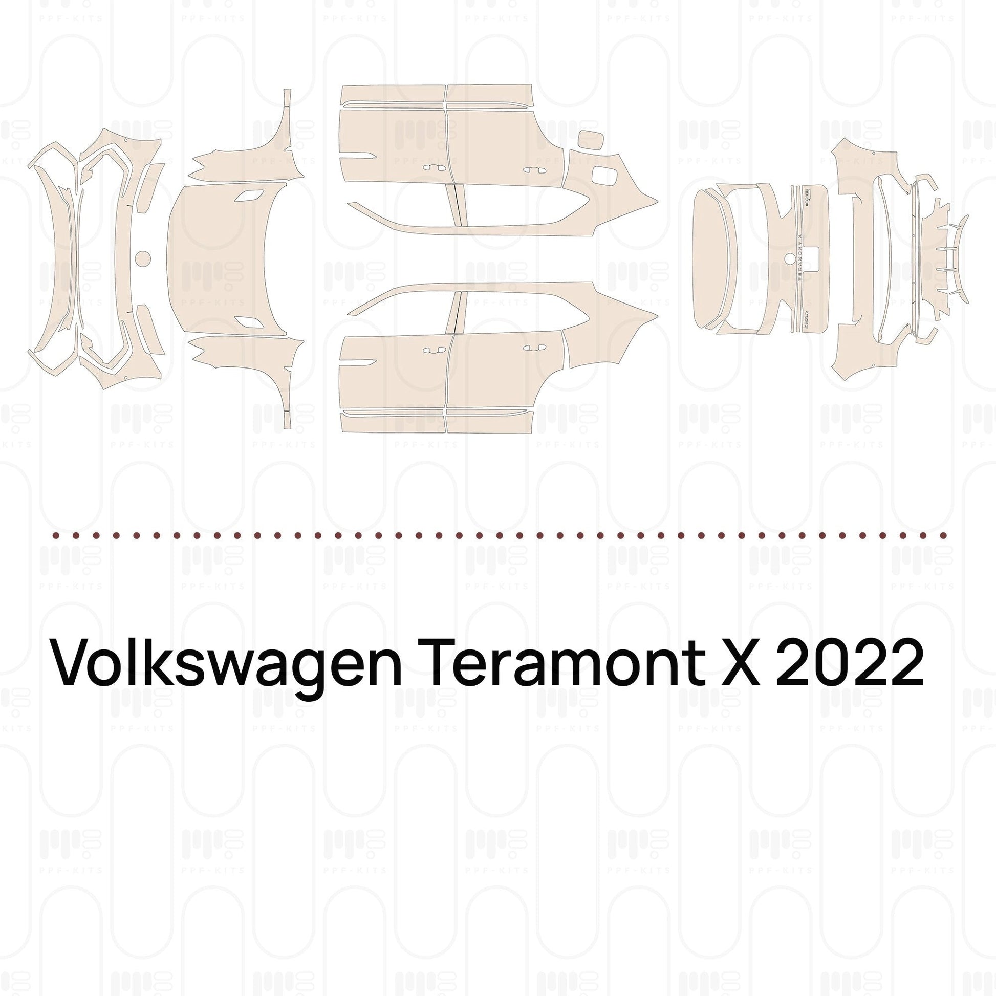 Pre-CutPPFVolkswagenTeramontX2022