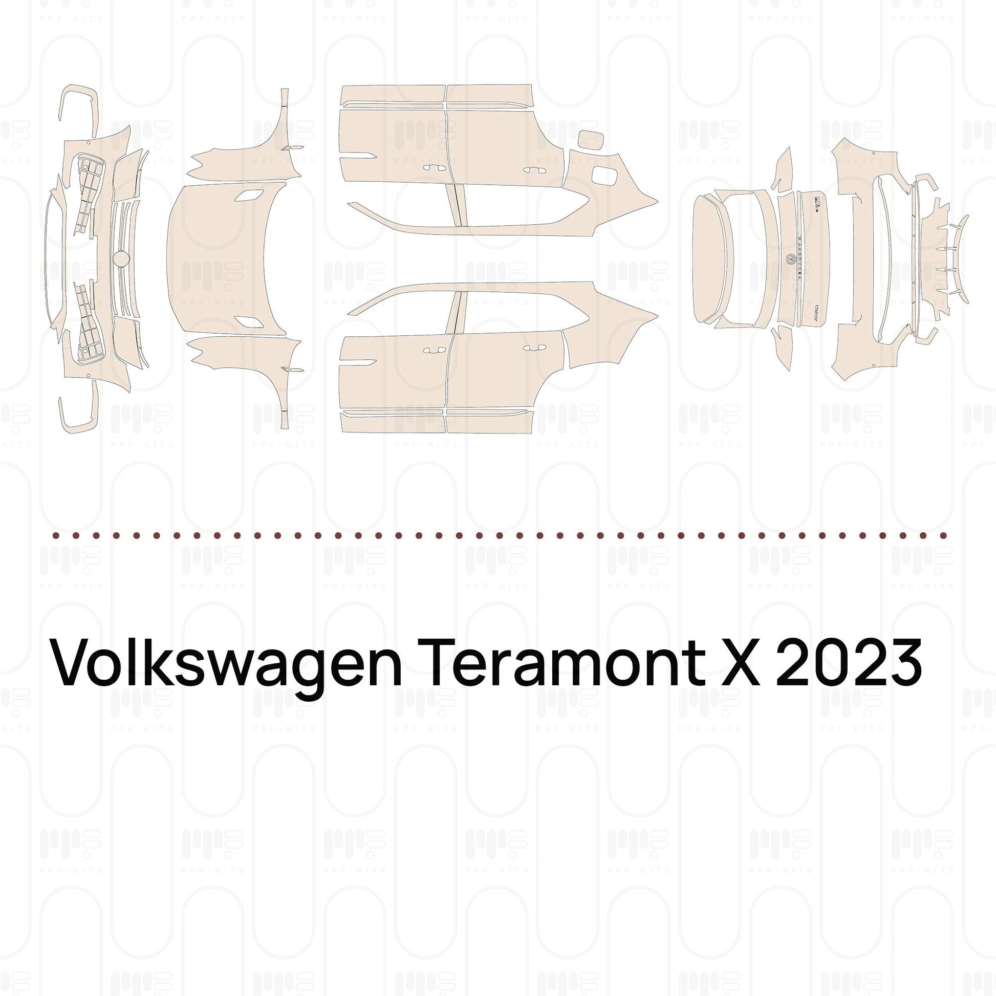 Pre-CutPPFVolkswagenTeramontX2023