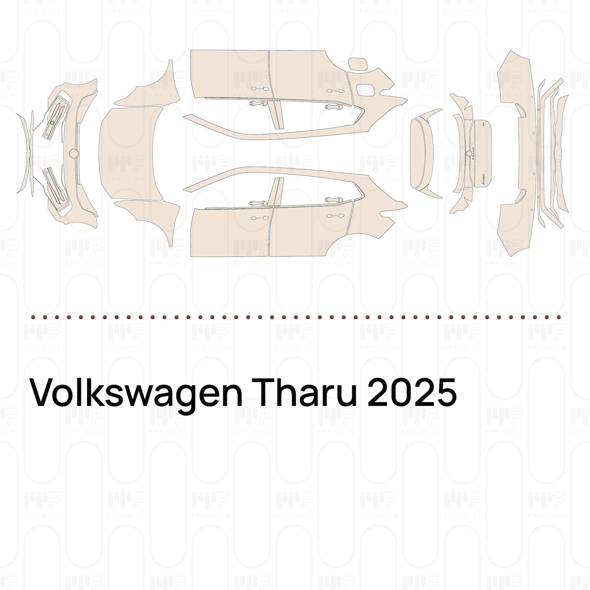Pre-CutPPFVolkswagenTharu2025