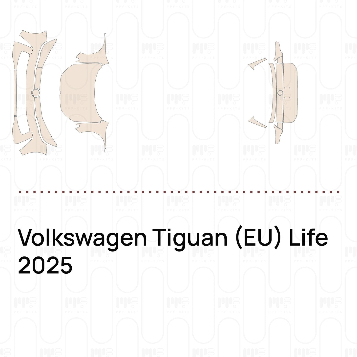 Pre-CutPPFVolkswagenTiguan(EU)Life2025
