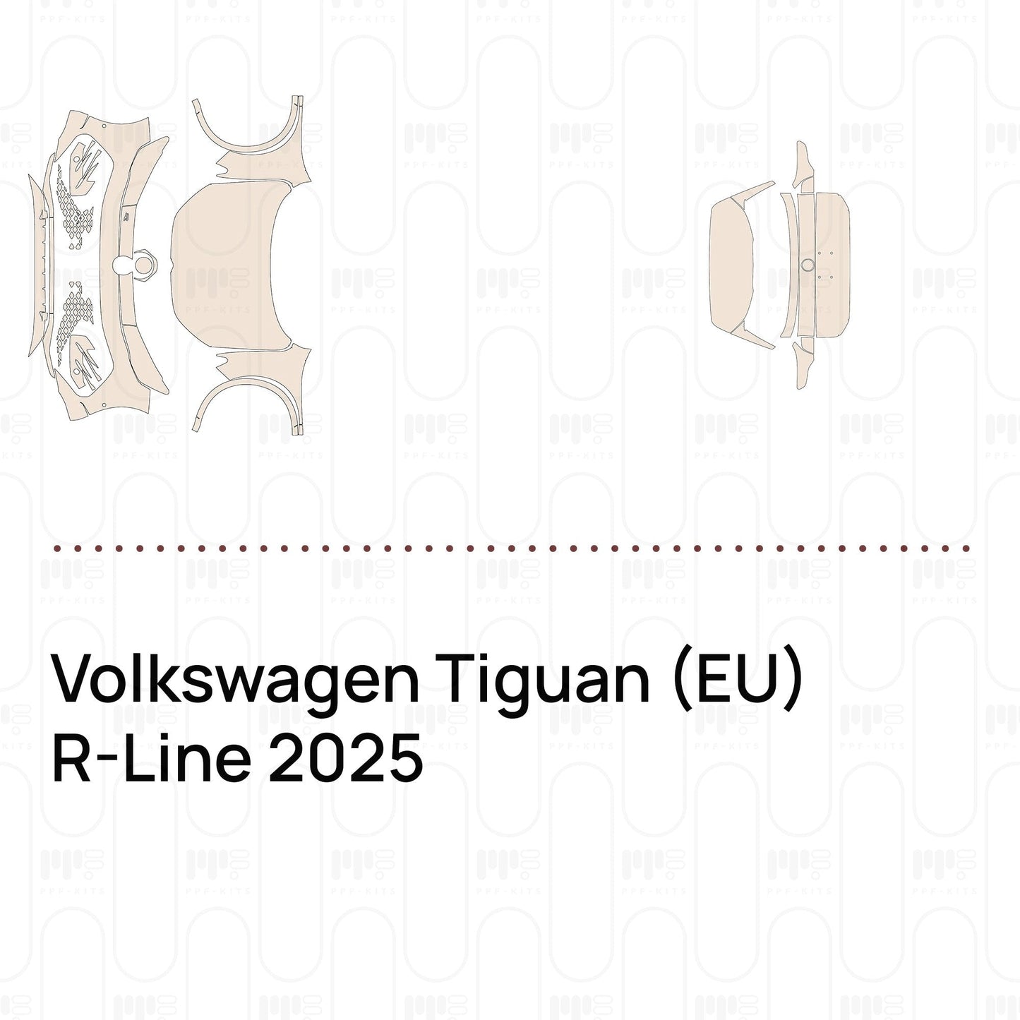 Pre-CutPPFVolkswagenTiguan(EU)R-Line2025