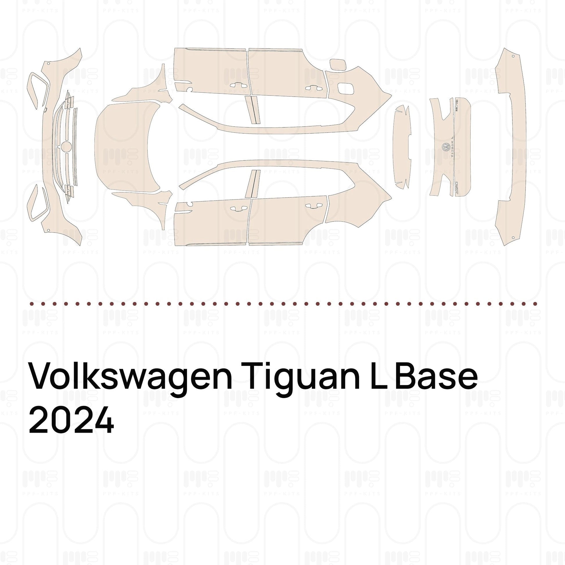 Pre-CutPPFVolkswagenTiguanLBase2024
