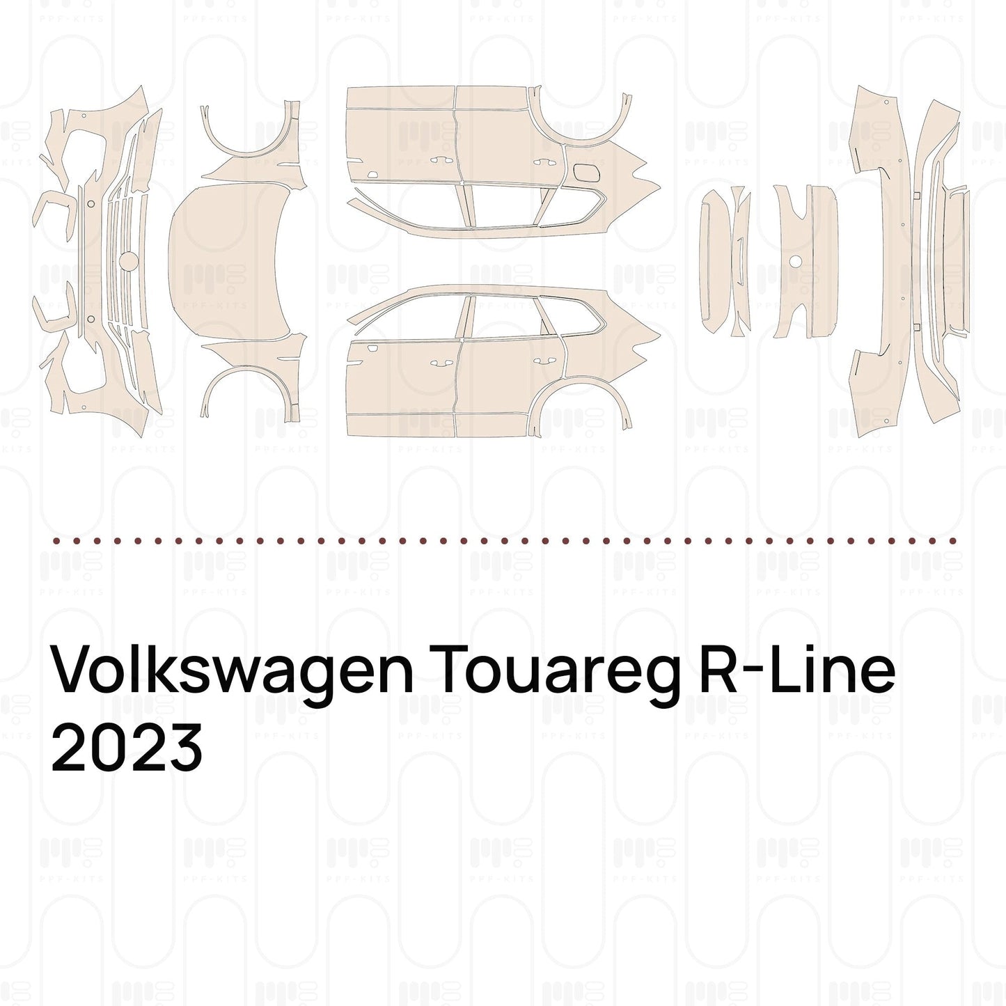 Pre-CutPPFVolkswagenTouaregR-Line2023