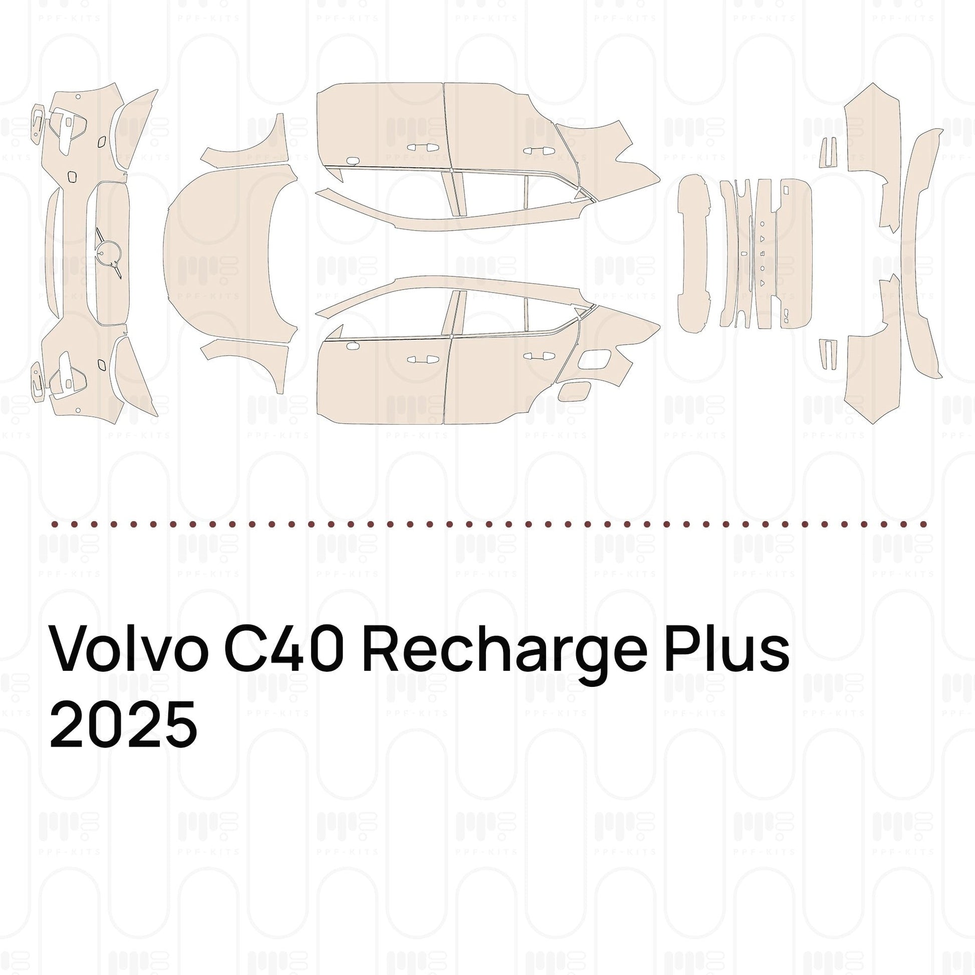 Pre-CutPPFVolvoC40RechargePlus2025