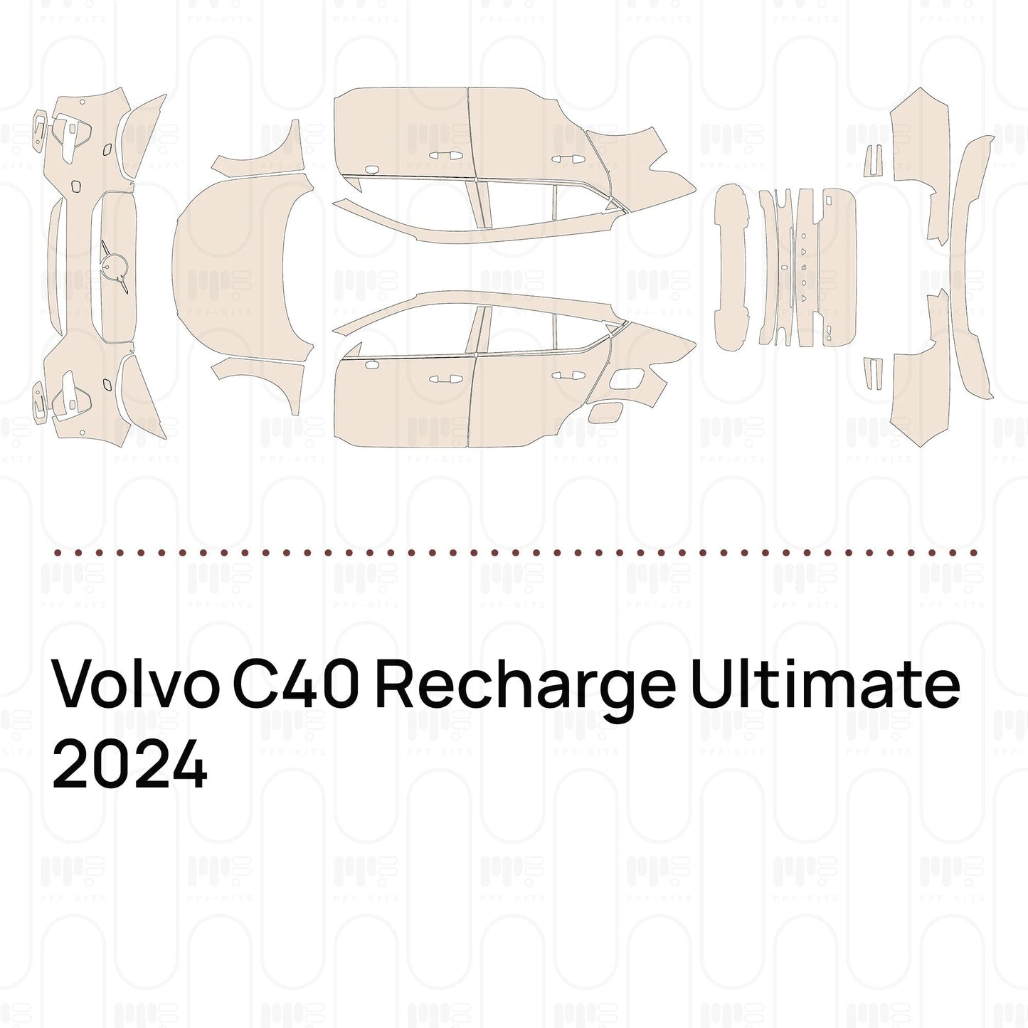 Pre-CutPPFVolvoC40RechargeUltimate2024