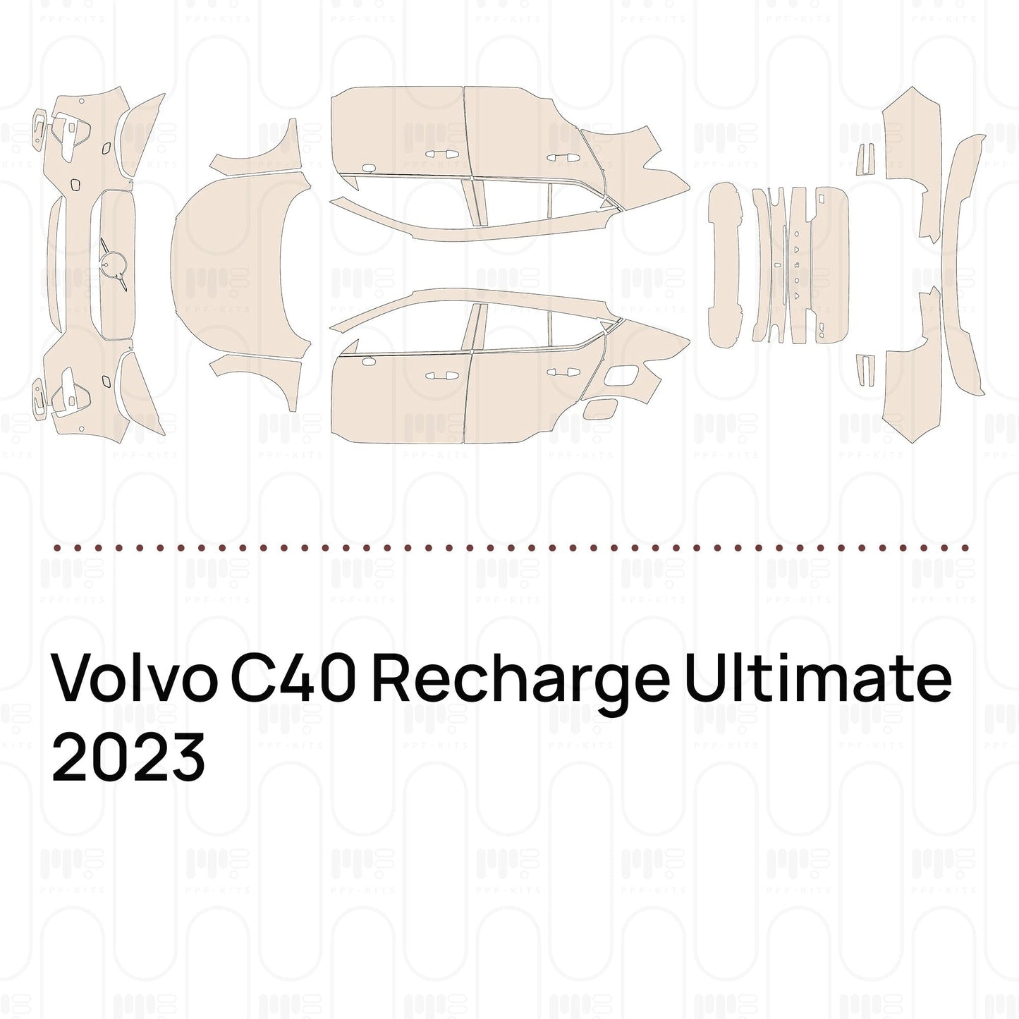 Pre-CutPPFVolvoC40RechargeUltimate2023