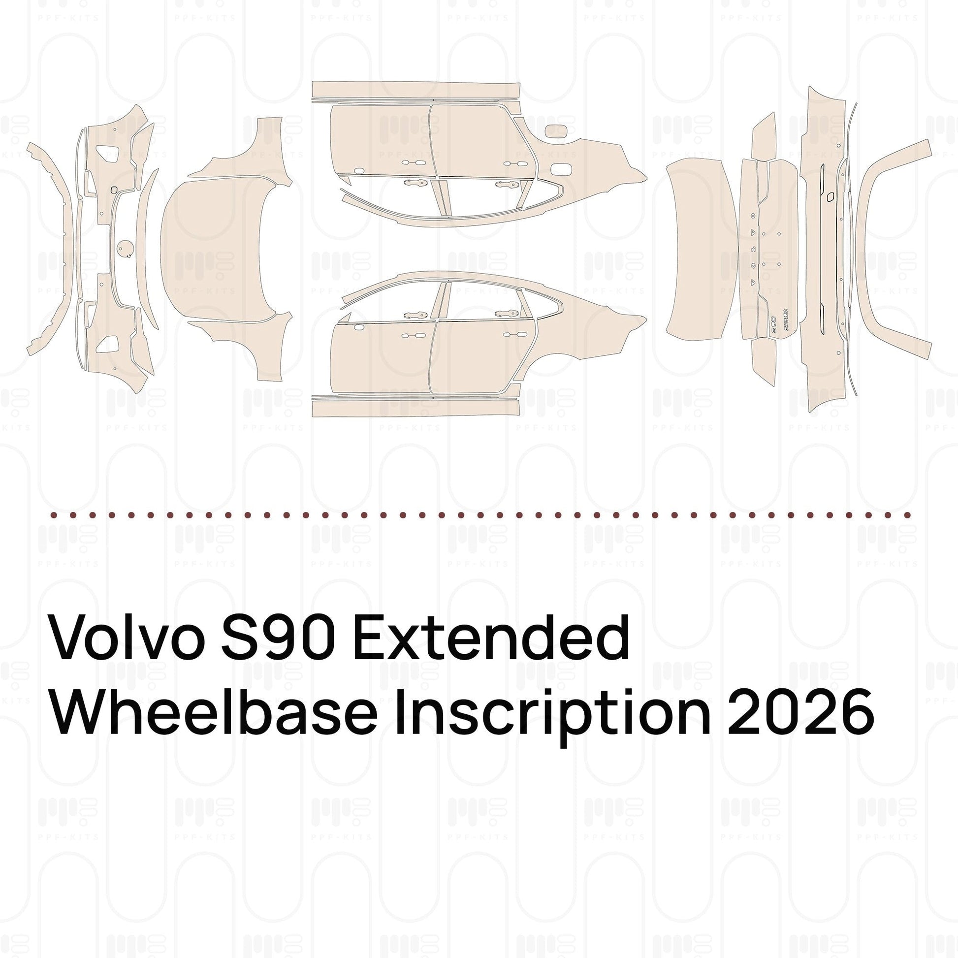 Pre-CutPPFVolvoS90ExtendedWheelbaseInscription2026