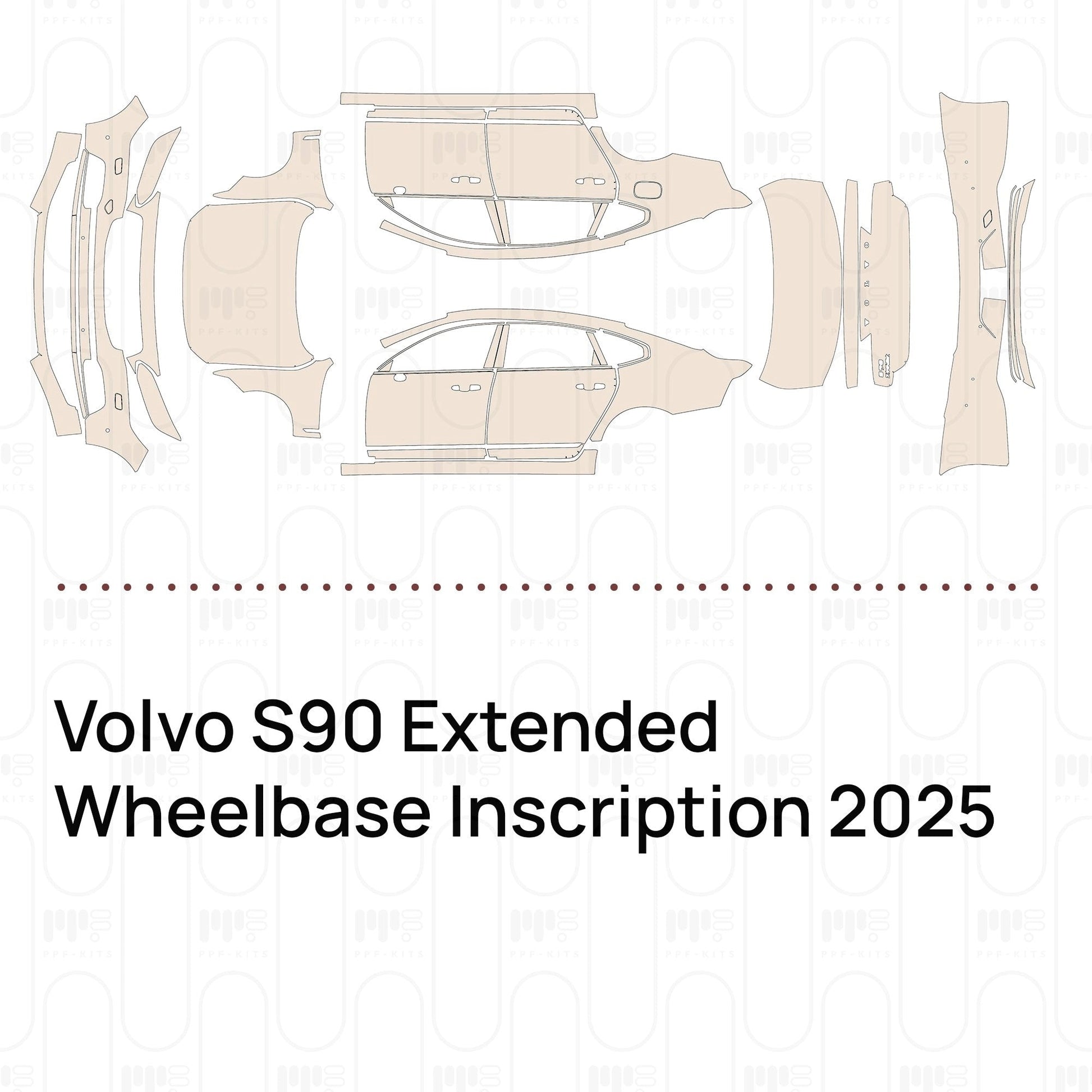 Pre-CutPPFVolvoS90ExtendedWheelbaseInscription2025
