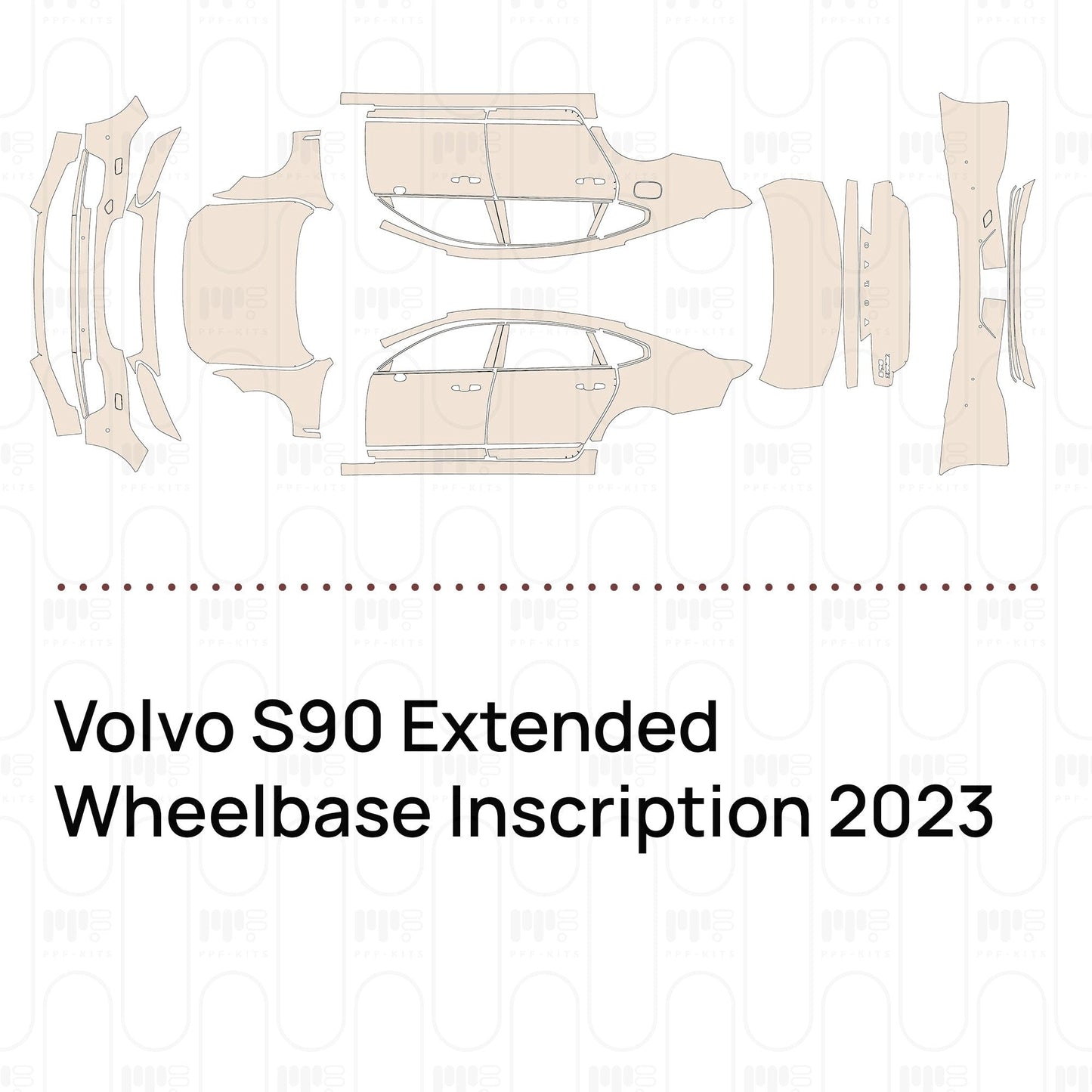 Pre-CutPPFVolvoS90ExtendedWheelbaseInscription2023