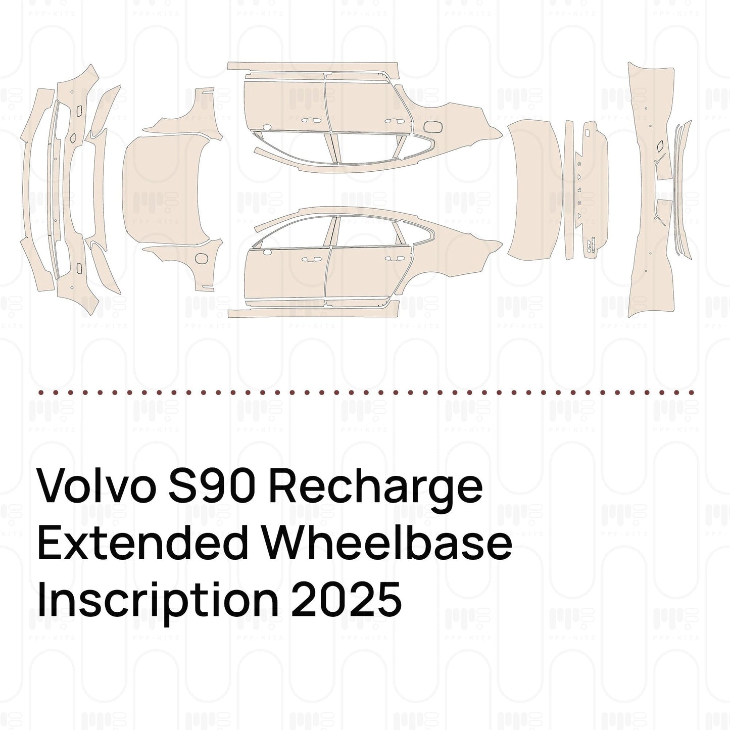 Pre-CutPPFVolvoS90RechargeExtendedWheelbaseInscription2025