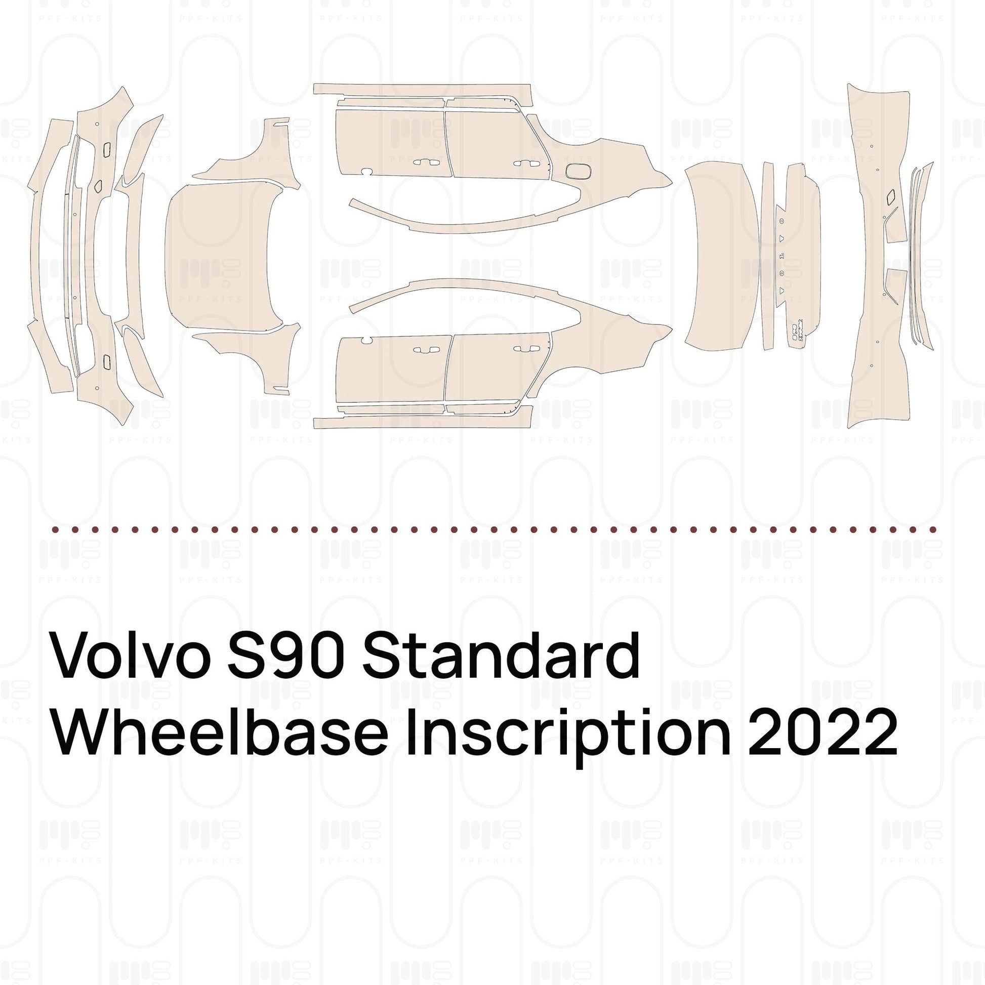 Pre-CutPPFVolvoS90StandardWheelbaseInscription2022