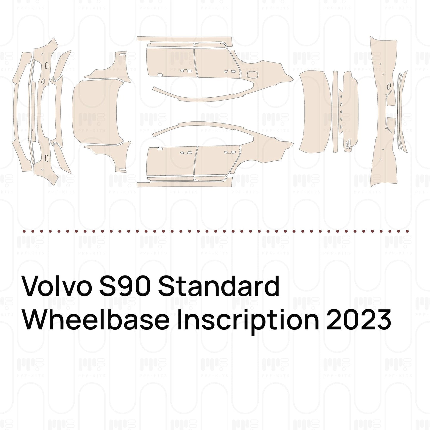 Pre-CutPPFVolvoS90StandardWheelbaseInscription2023