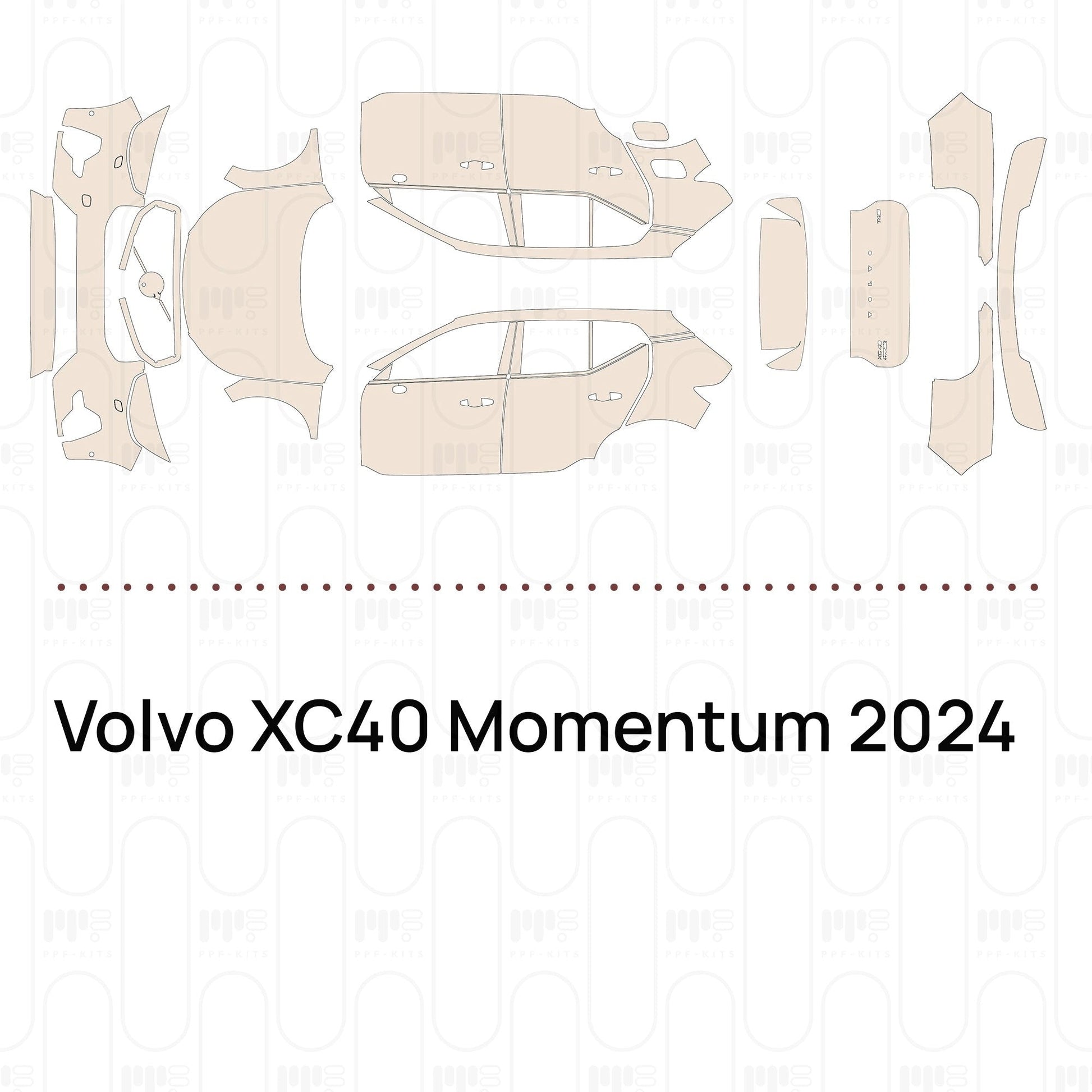 Pre-CutPPFVolvoXC40Momentum2024