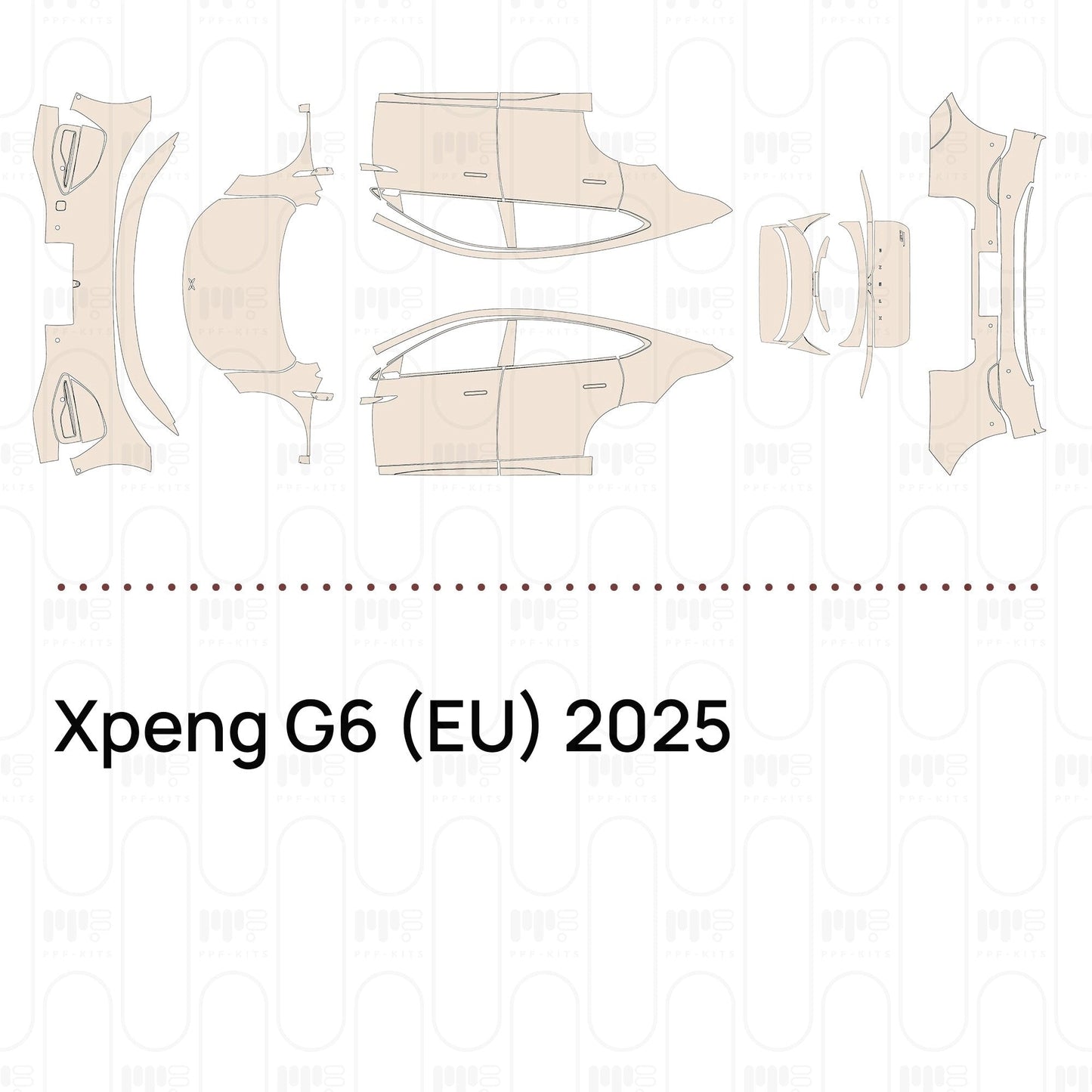 Pre-CutPPFXpengG6(EU)2025