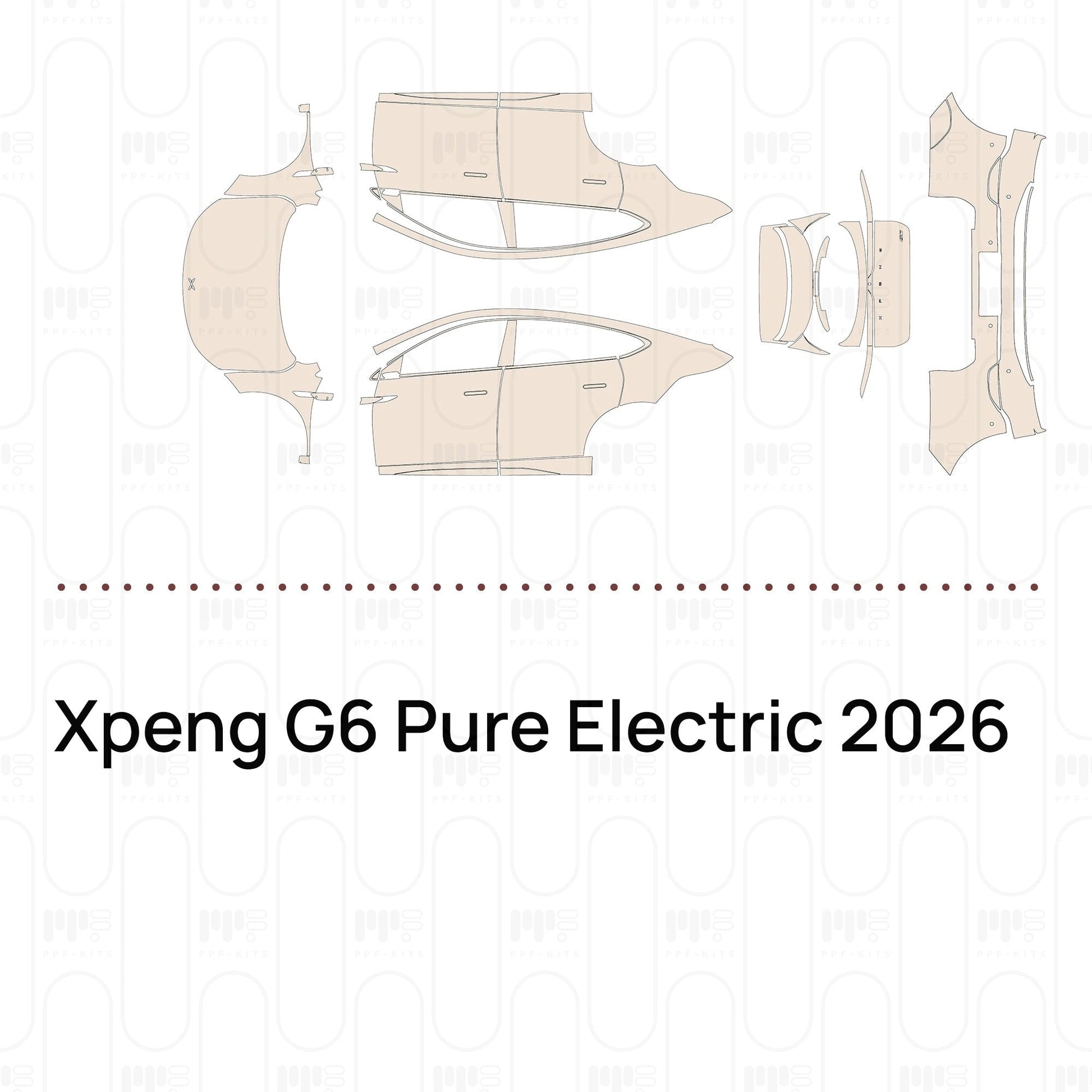 Pre-CutPPFXpengG6PureElectric2026