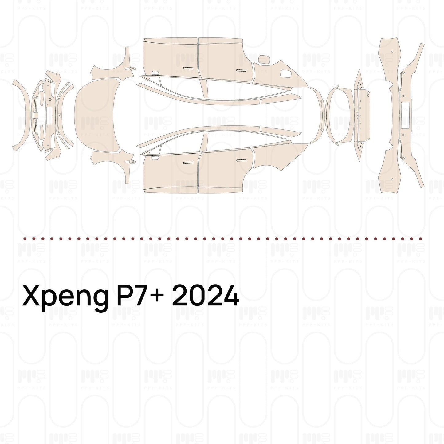 Pre-CutPPFXpengP7+2024