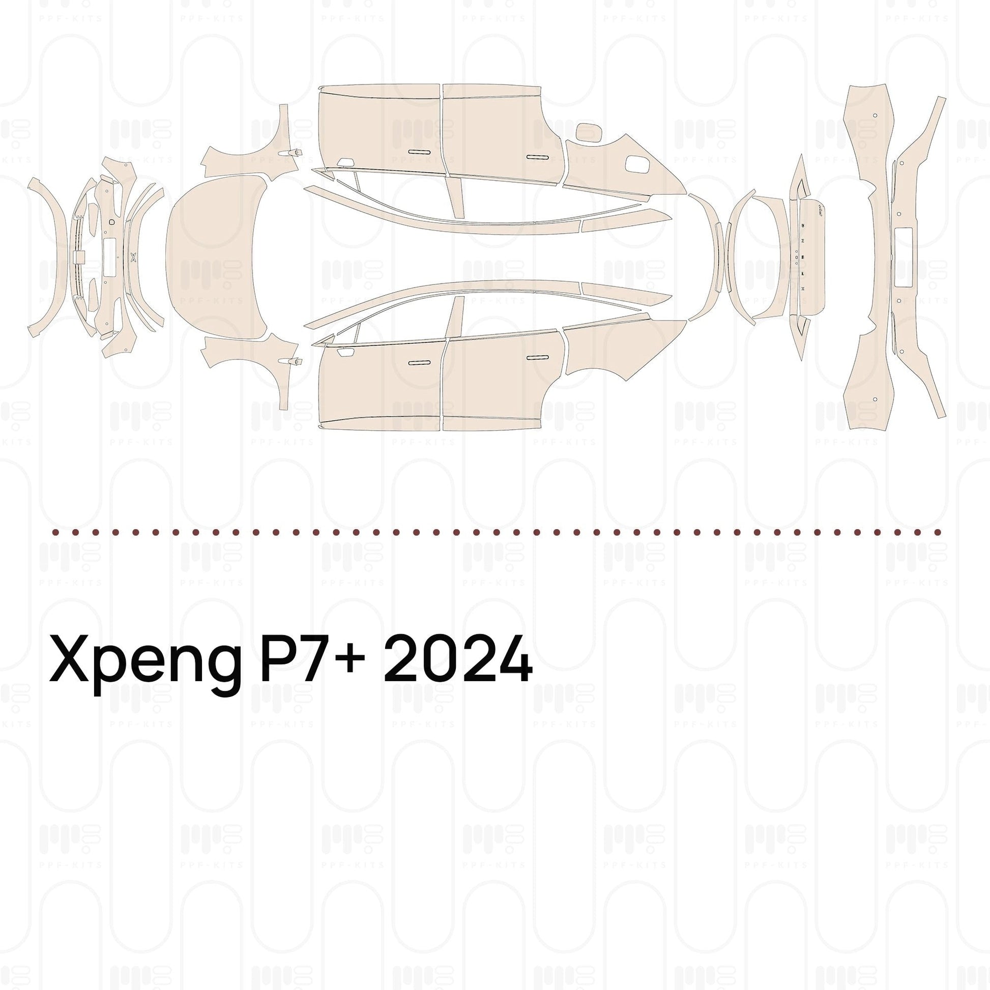 Pre-CutPPFXpengP7+2024